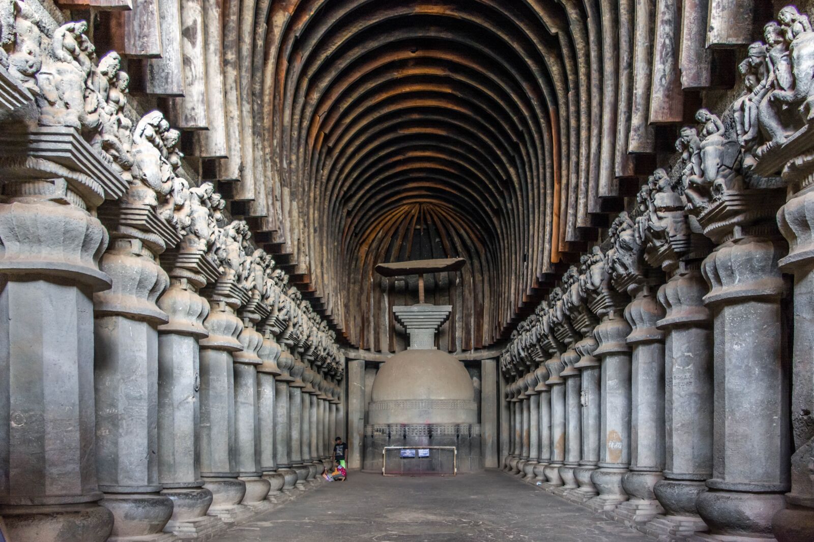 Nikon D5200 sample photo. Cave, buddhist, karla photography