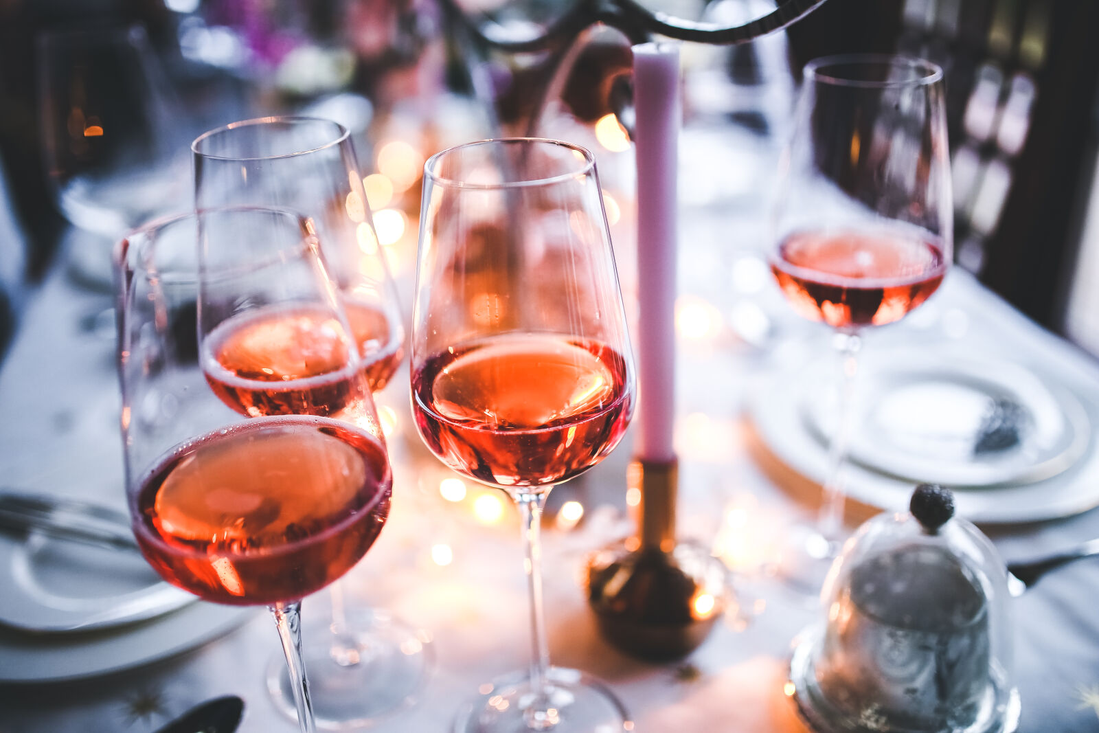 Sigma 35mm F1.4 DG HSM Art sample photo. Glasses, of, rose, wine photography