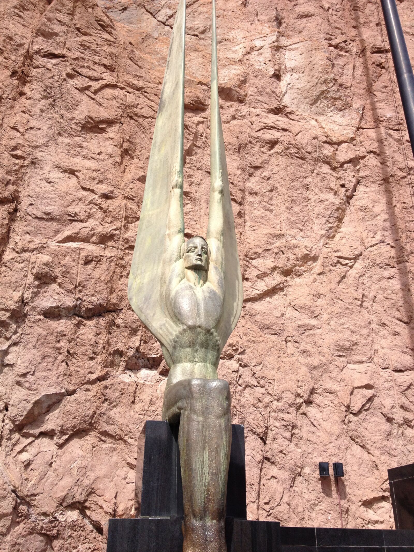Apple iPhone 4S sample photo. Winged figure, figure, wings photography