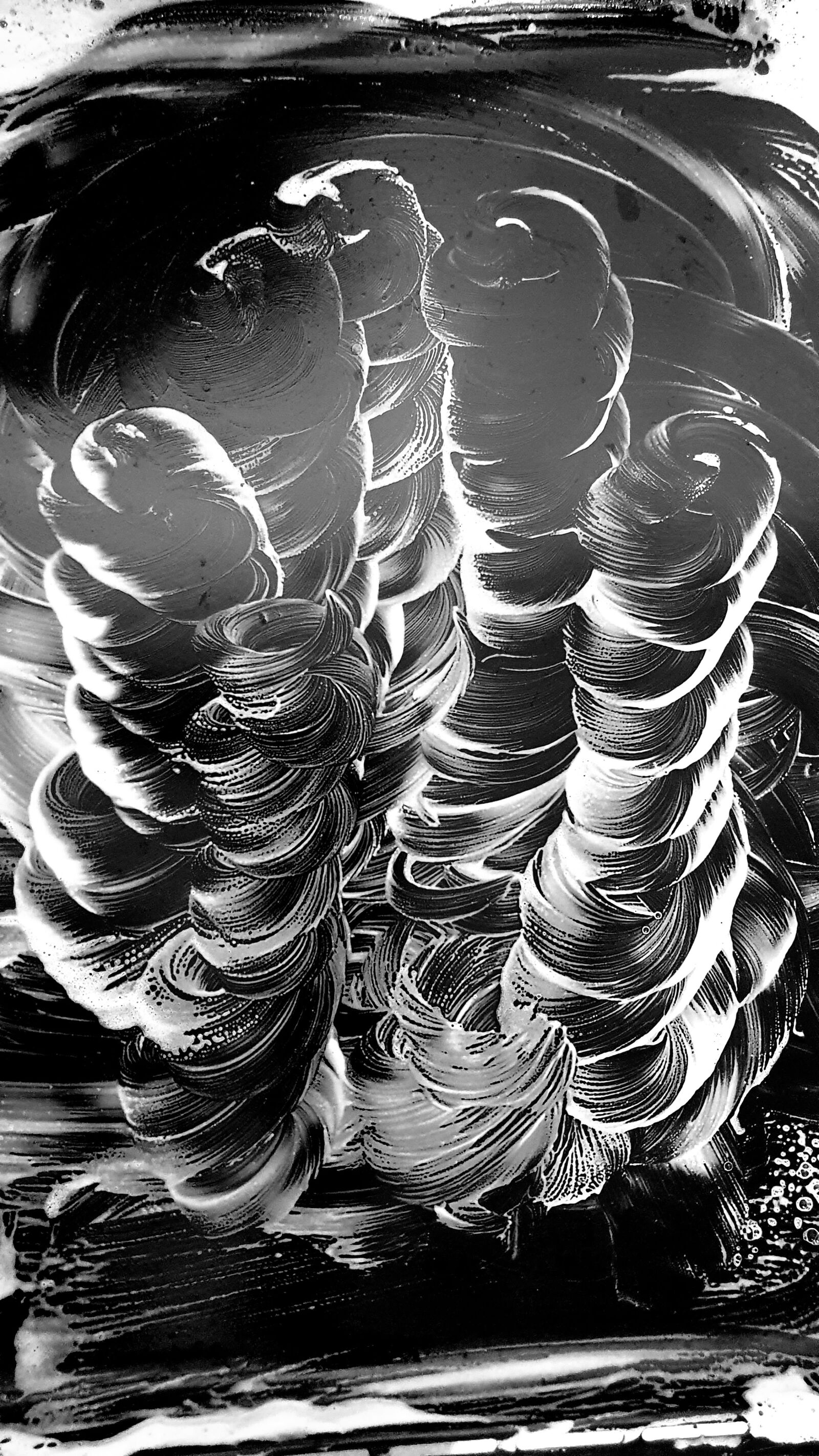 Samsung Galaxy S10 sample photo. Abstract art, art, foam photography