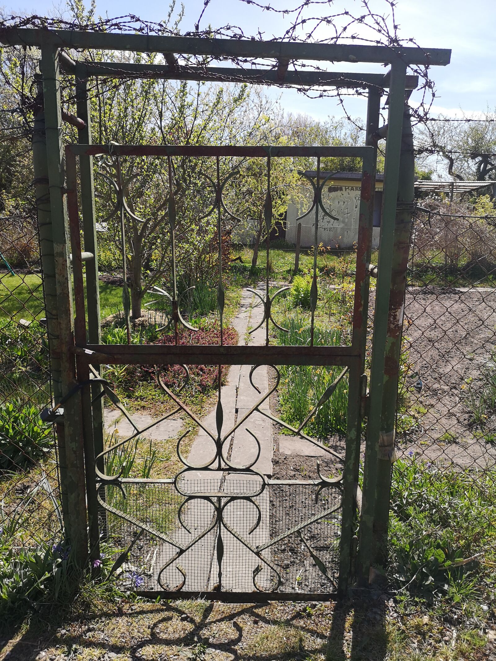 HUAWEI CLT-L29 sample photo. Garten, lost places, door photography