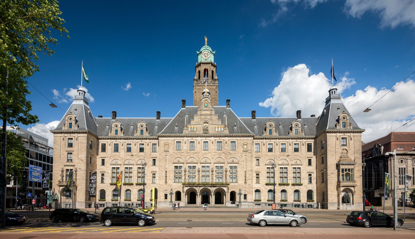 Nikon D800 sample photo. Rotterdam, town hall, coolsingel photography