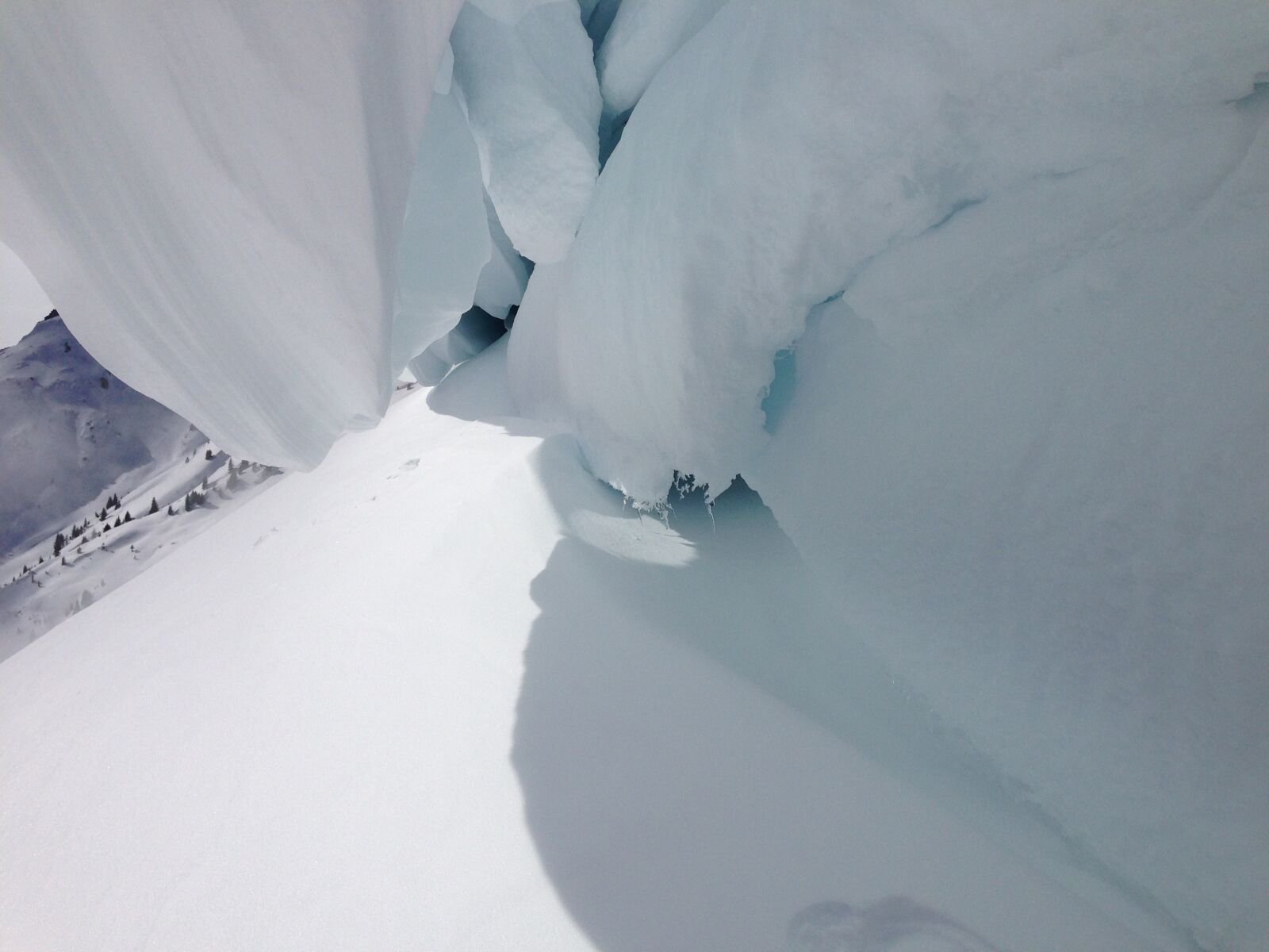 iPhone 5 back camera 4.12mm f/2.4 sample photo. Glacier, snow, alpine photography