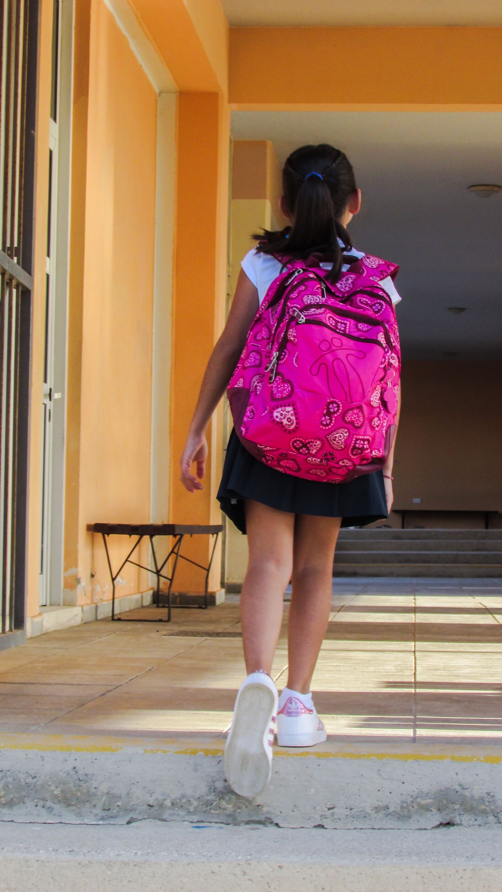 Canon PowerShot SX400 IS sample photo. Student, school, first day photography
