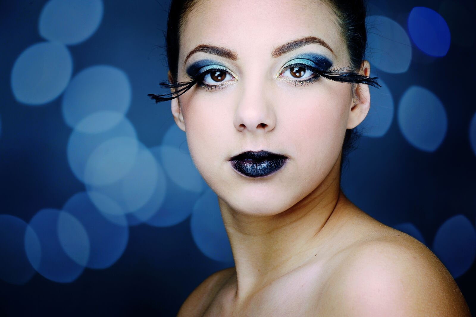 Nikon D700 sample photo. Portrait, makeup, beauty photography