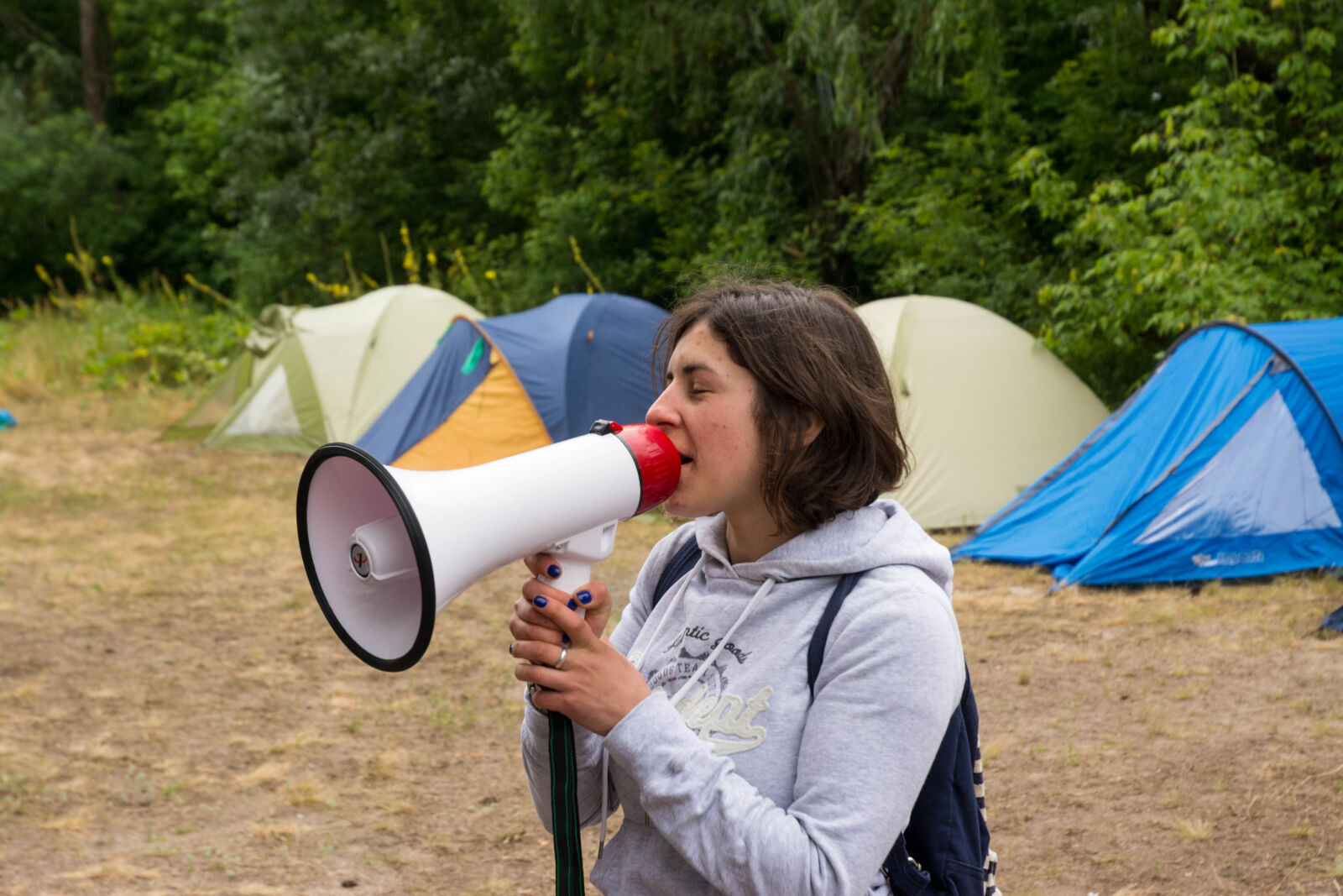 Nikon D7100 sample photo. Camp, dip, forest, pine photography