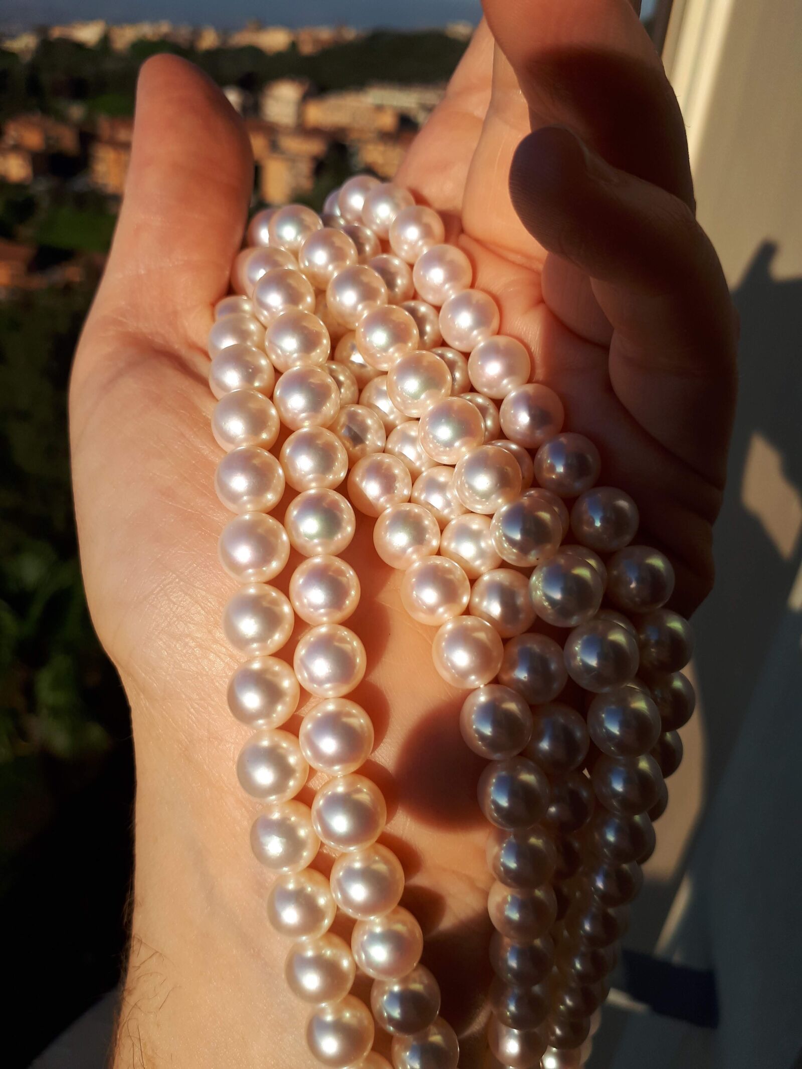 Samsung Galaxy A5(2017) sample photo. Pearl, pearls, jewelry photography