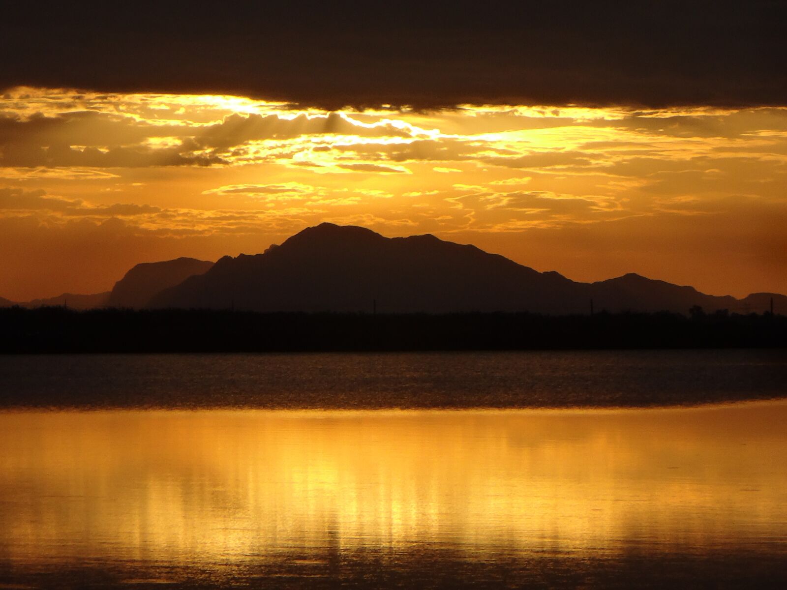 Sony Cyber-shot DSC-TX30 sample photo. Sunset, beautiful, lagoon photography