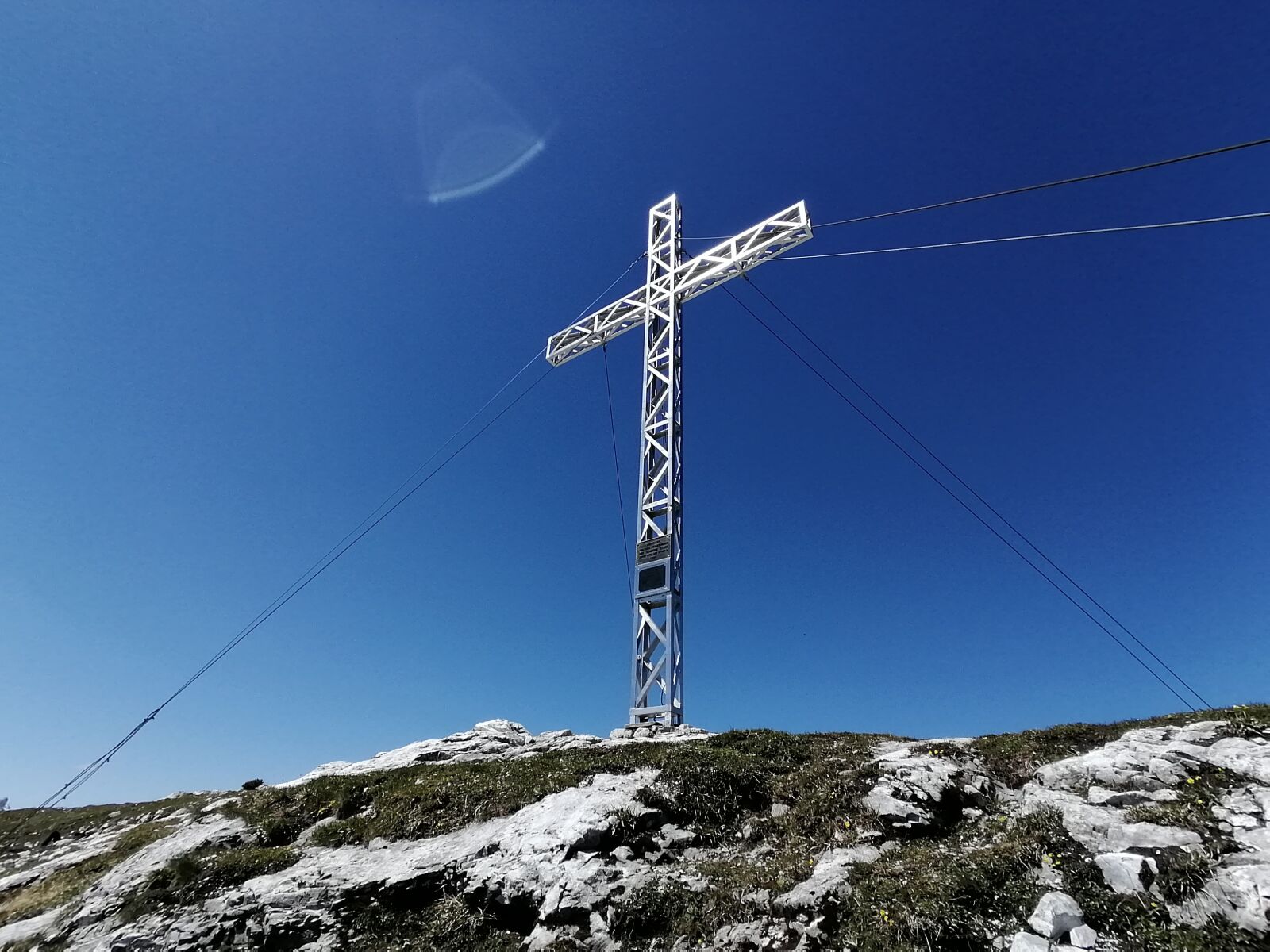 HUAWEI P30 LITE sample photo. Summit cross, alpine, mountain photography