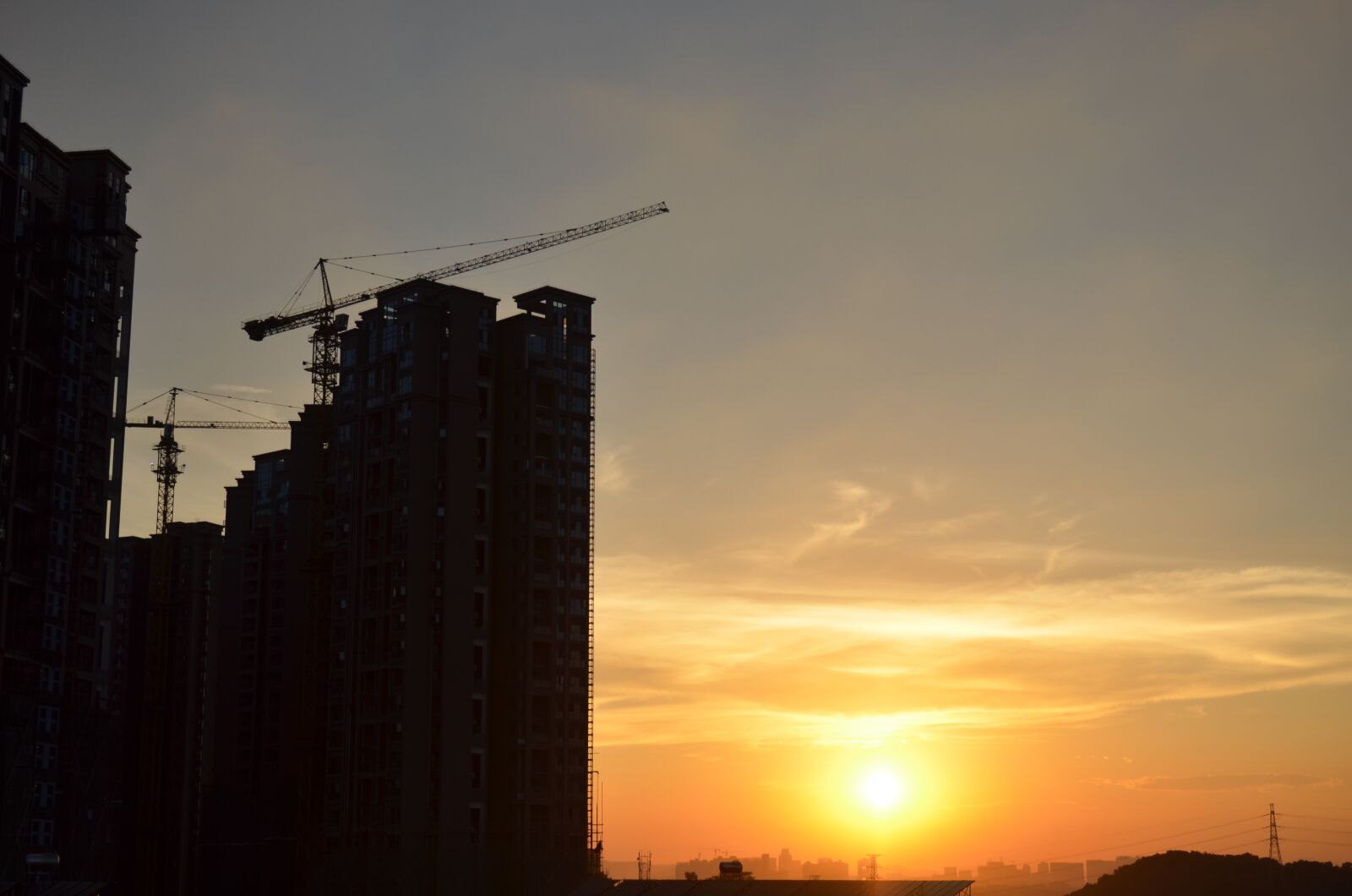 Nikon D7000 sample photo. Sunset, building, in the photography