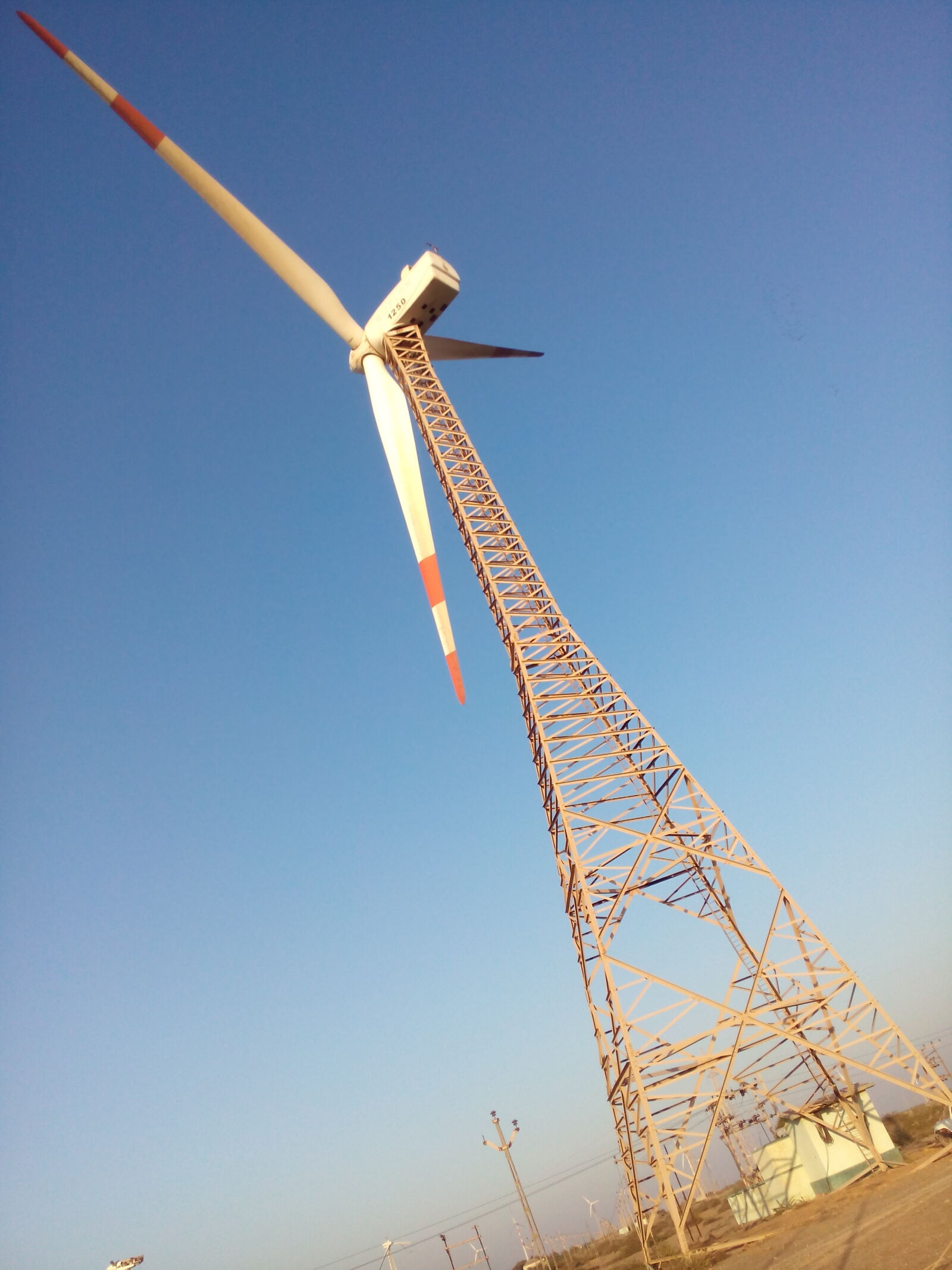 Micromax Canvas Spark sample photo. Windmills photography