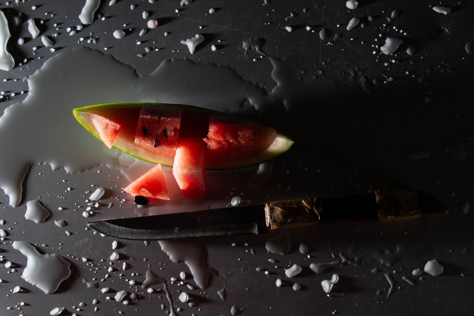 Canon EOS 70D sample photo. Watermelon, juicy, food photography