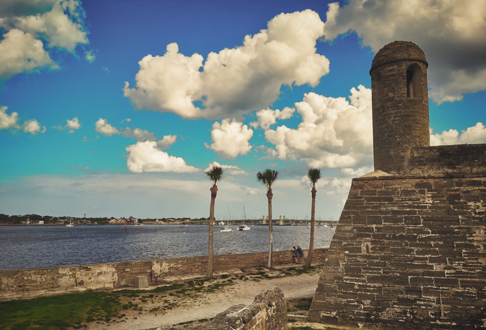HUAWEI P20 sample photo. St augustine, fortress, usa photography