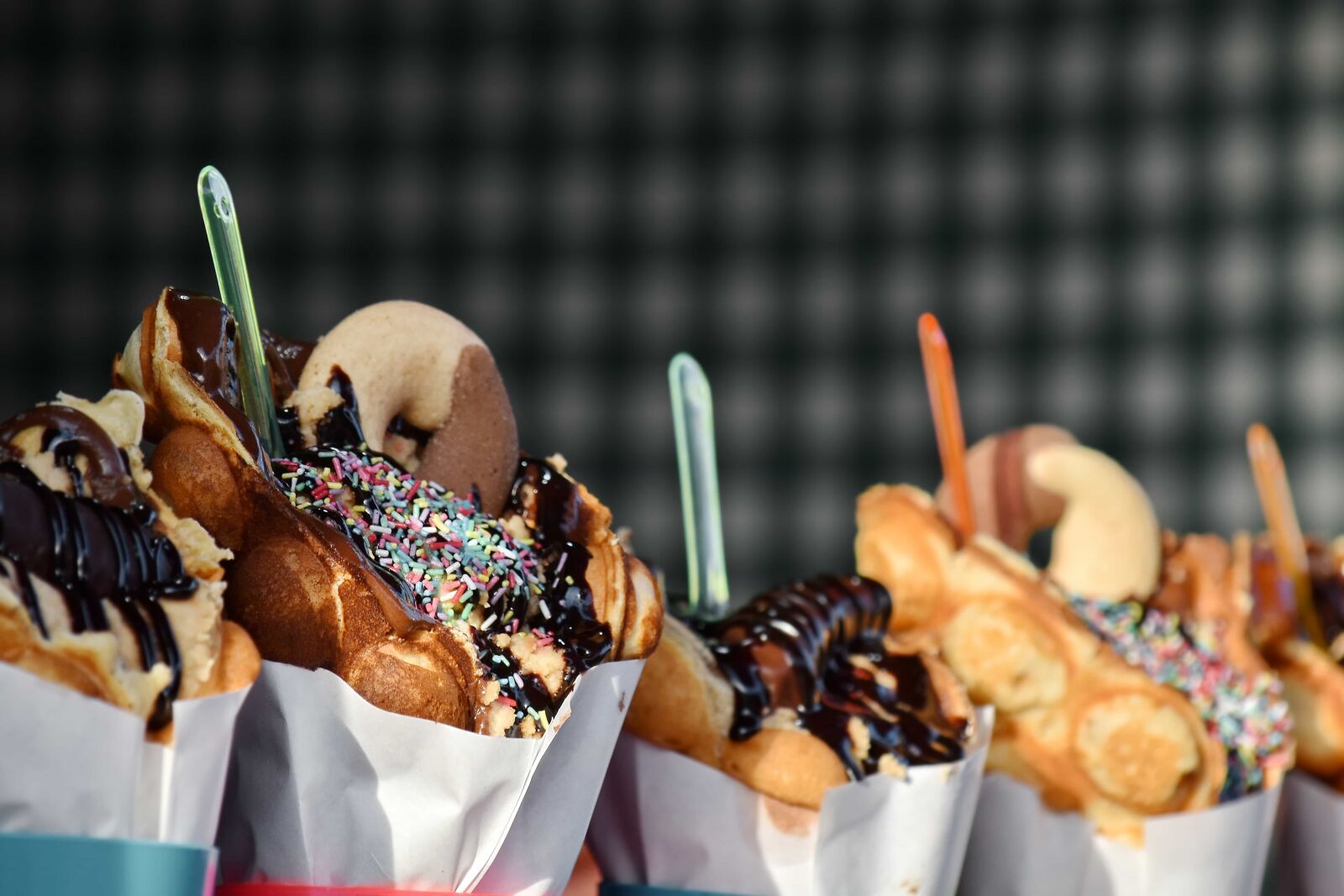 Nikon D5500 sample photo. Chocolate, cone, cream, delicious photography