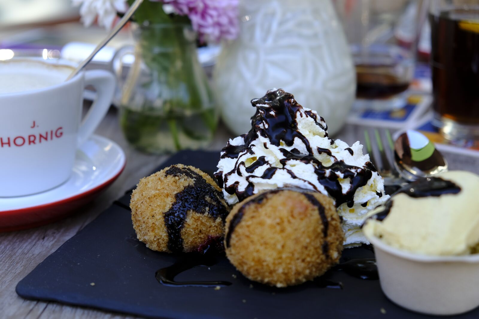 Fujifilm XF 18-55mm F2.8-4 R LM OIS sample photo. Table, dumpling, quark dumplings photography