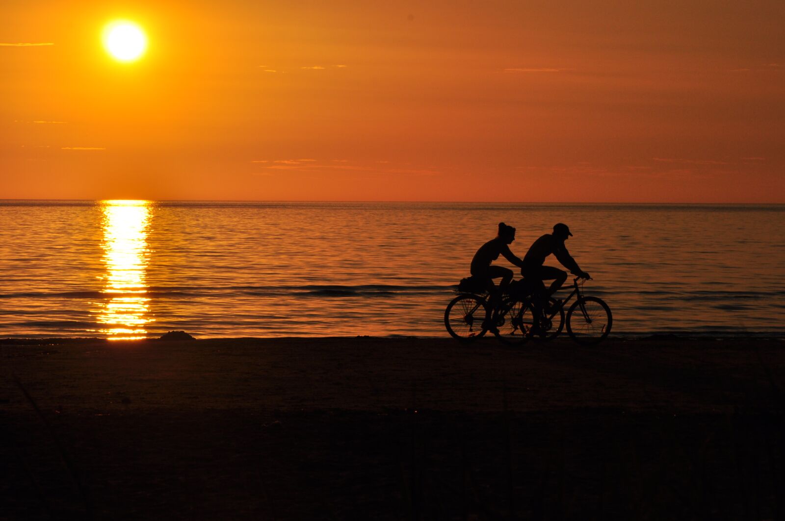 Nikon D5000 sample photo. Sunset, sea, sky photography