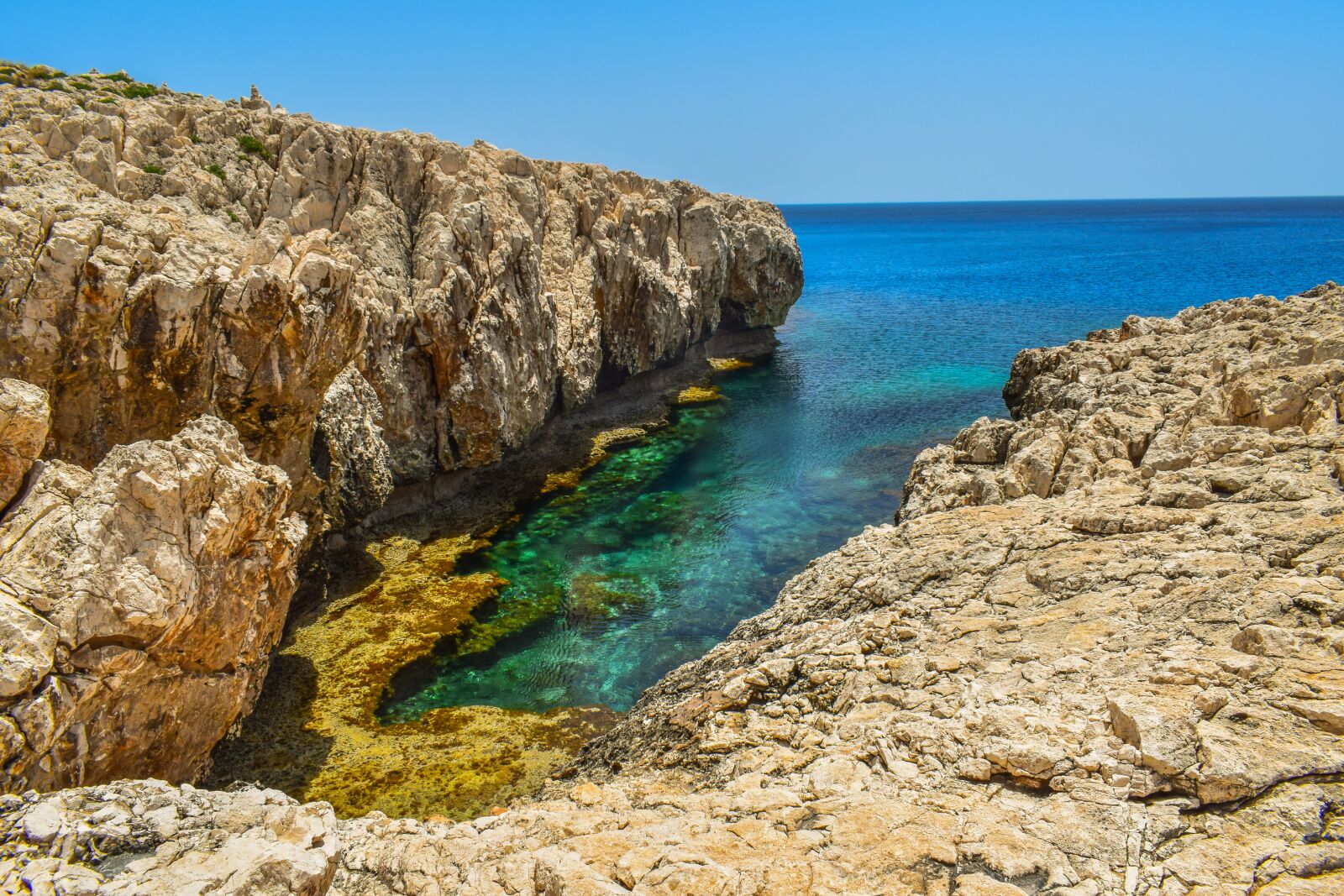 Nikon D3300 sample photo. Rocky coast, cove, landscape photography