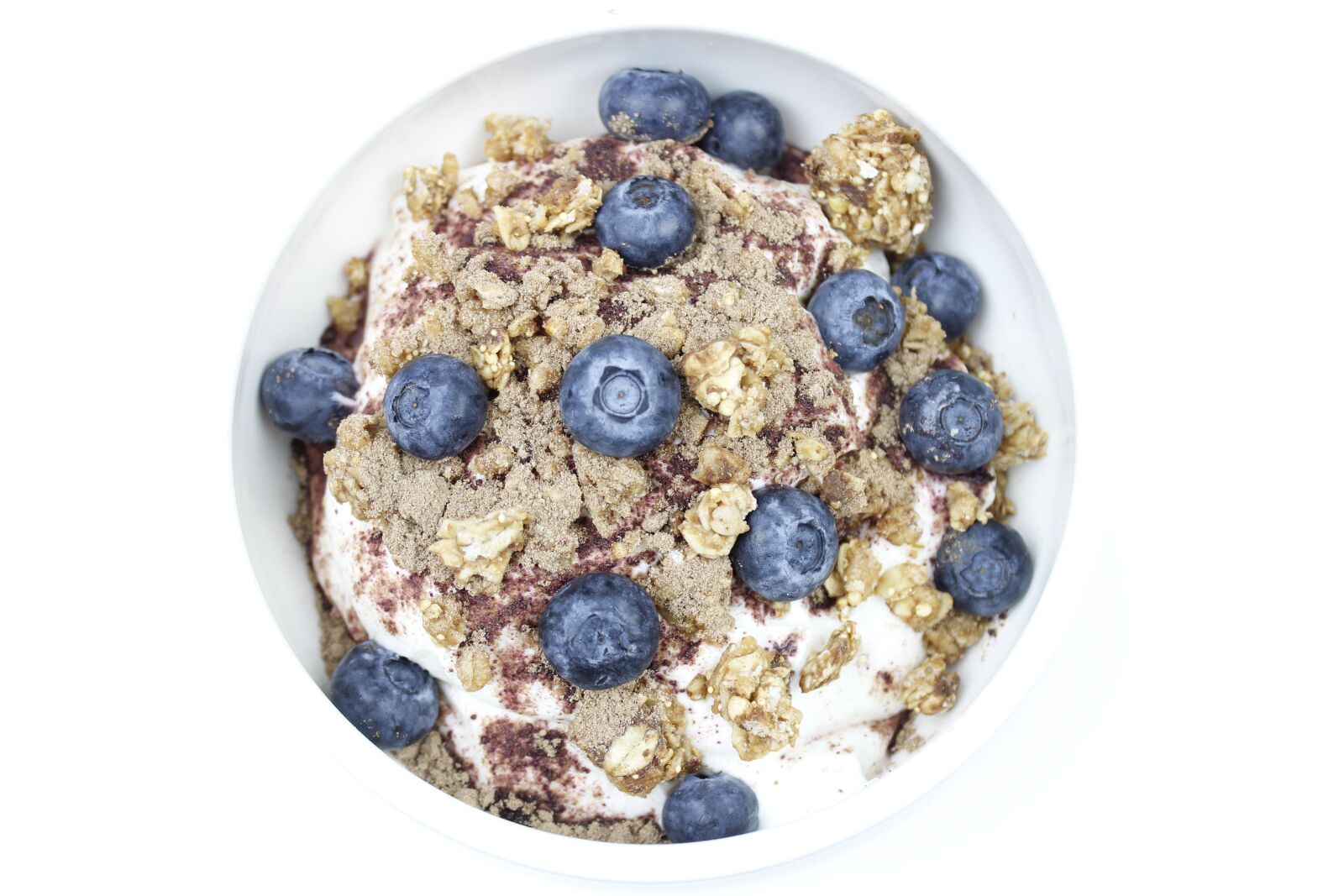 Canon EOS 600D (Rebel EOS T3i / EOS Kiss X5) sample photo. Granola, breakfast, blueberry photography
