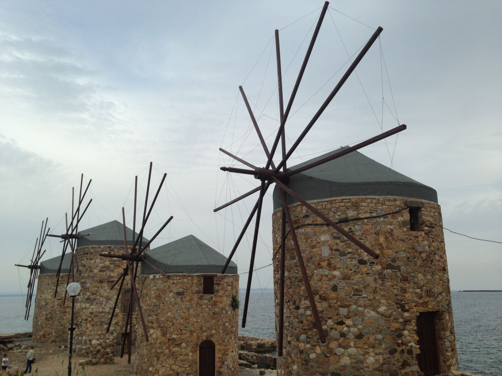 iPhone 5 back camera 4.12mm f/2.4 sample photo. Mill, sakizadasi, greece photography