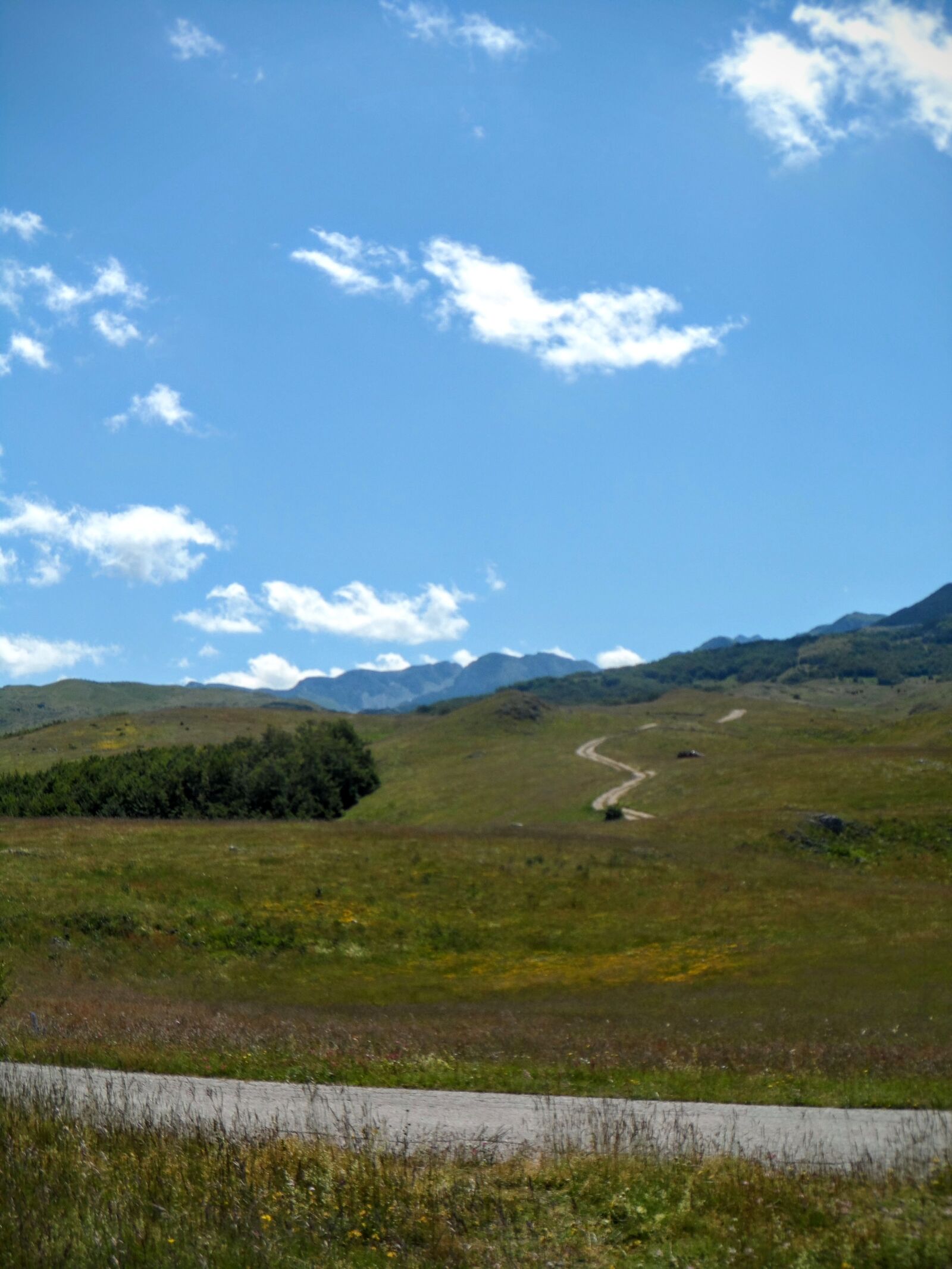 Samsung ST200 / ST200F / ST201 / ST201F / ST205F sample photo. Blue, sky, grass, mountain photography
