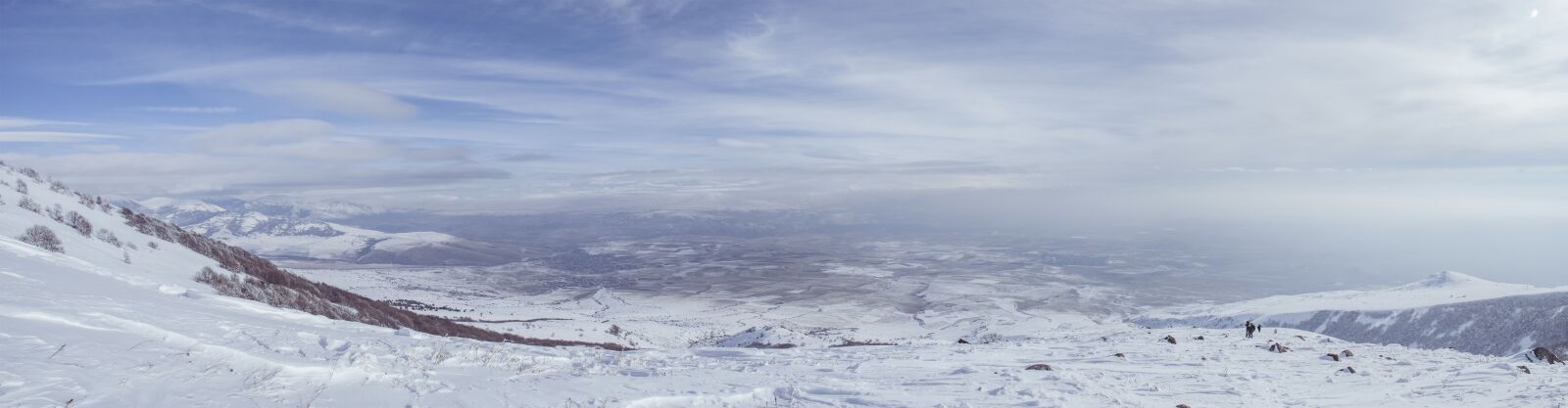 Nikon D5300 sample photo. Winter, mountain, panorama photography