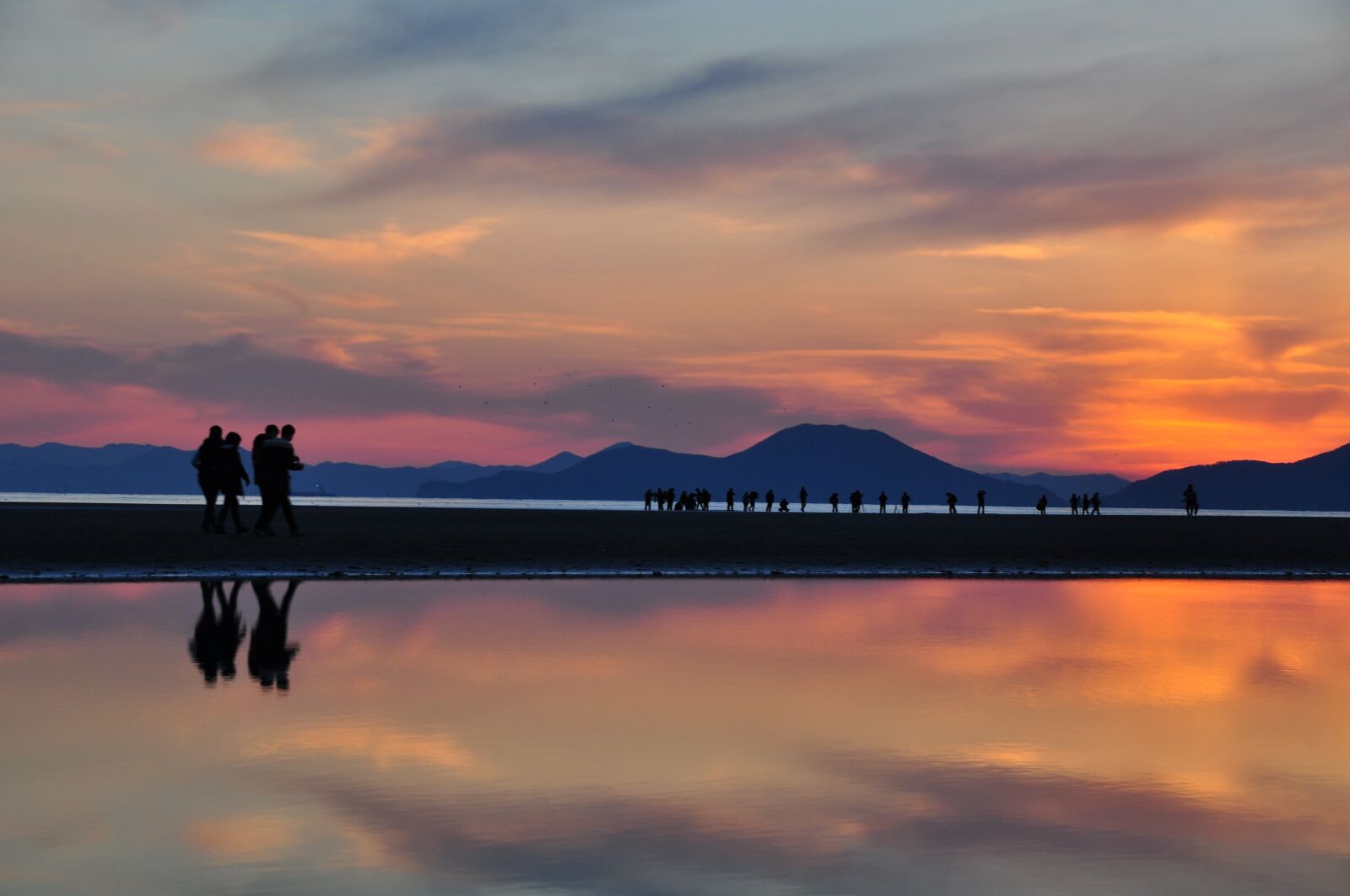 Nikon D90 sample photo. Sunset, sea, beach photography
