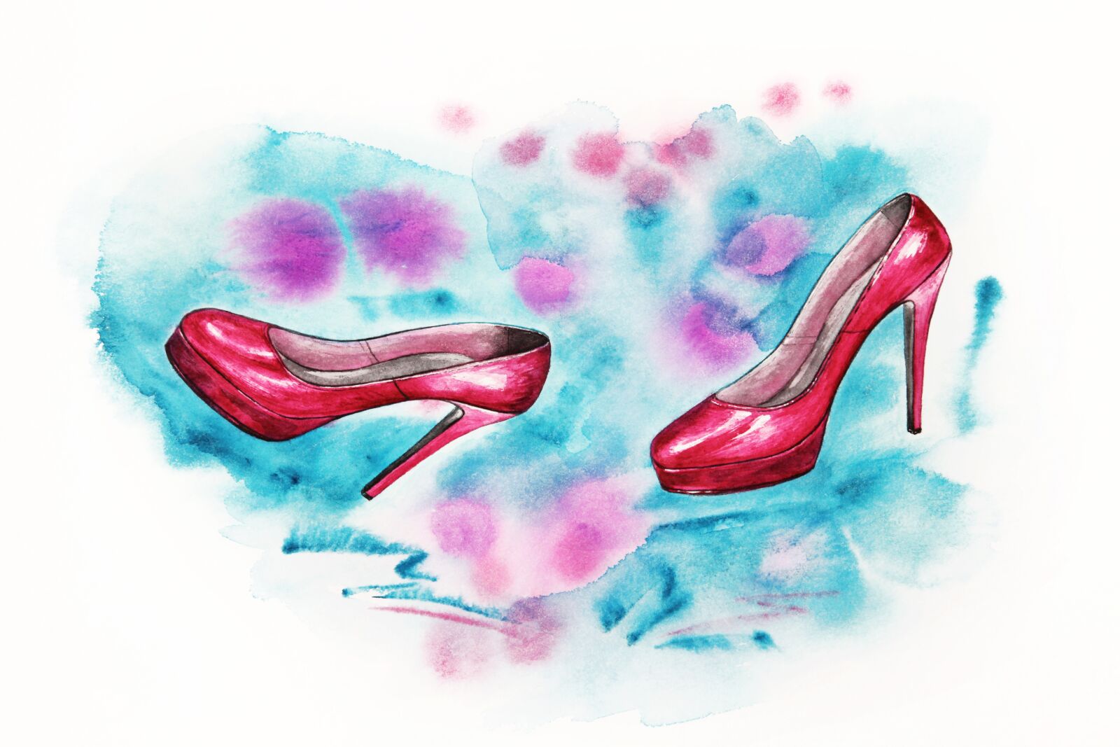Canon EOS 5D Mark II sample photo. Pink, high heels, fashion photography