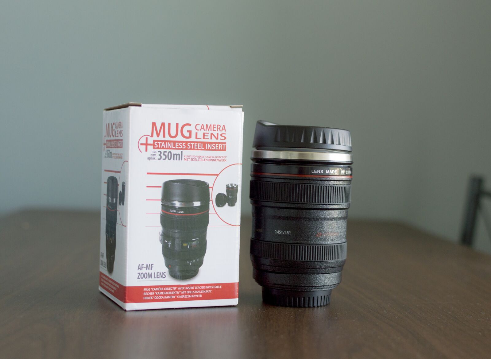 Nikon D3200 sample photo. Mug, drink, box photography