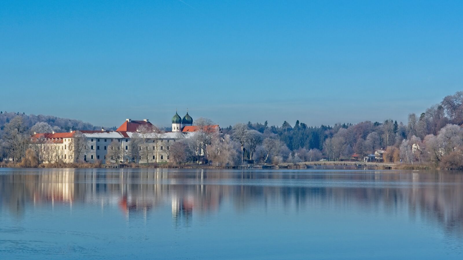 Nikon D7100 sample photo. Monastery, seeon, winter photography