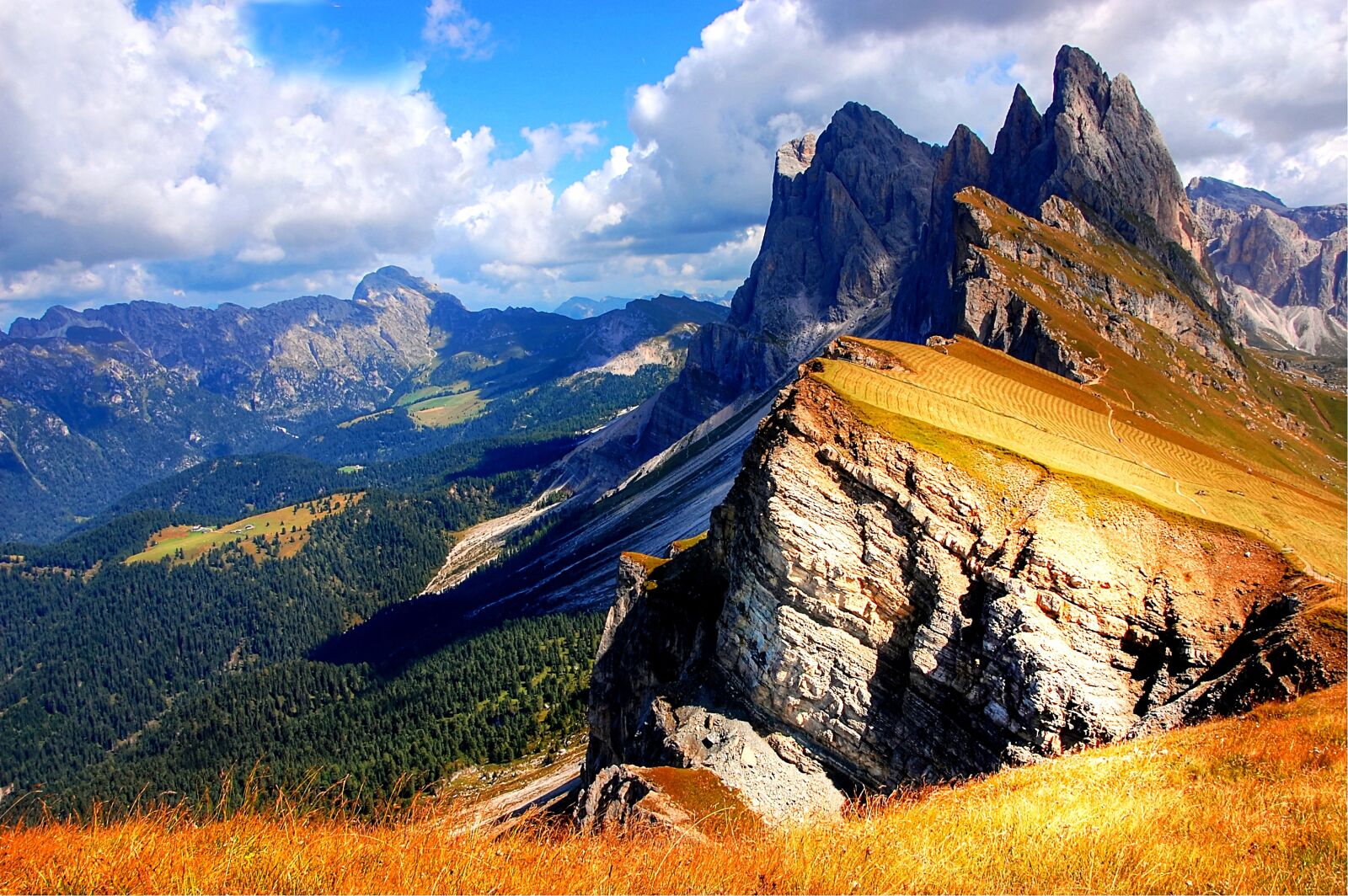 Nikon D40 sample photo. Dolomites, seceda, mountains photography