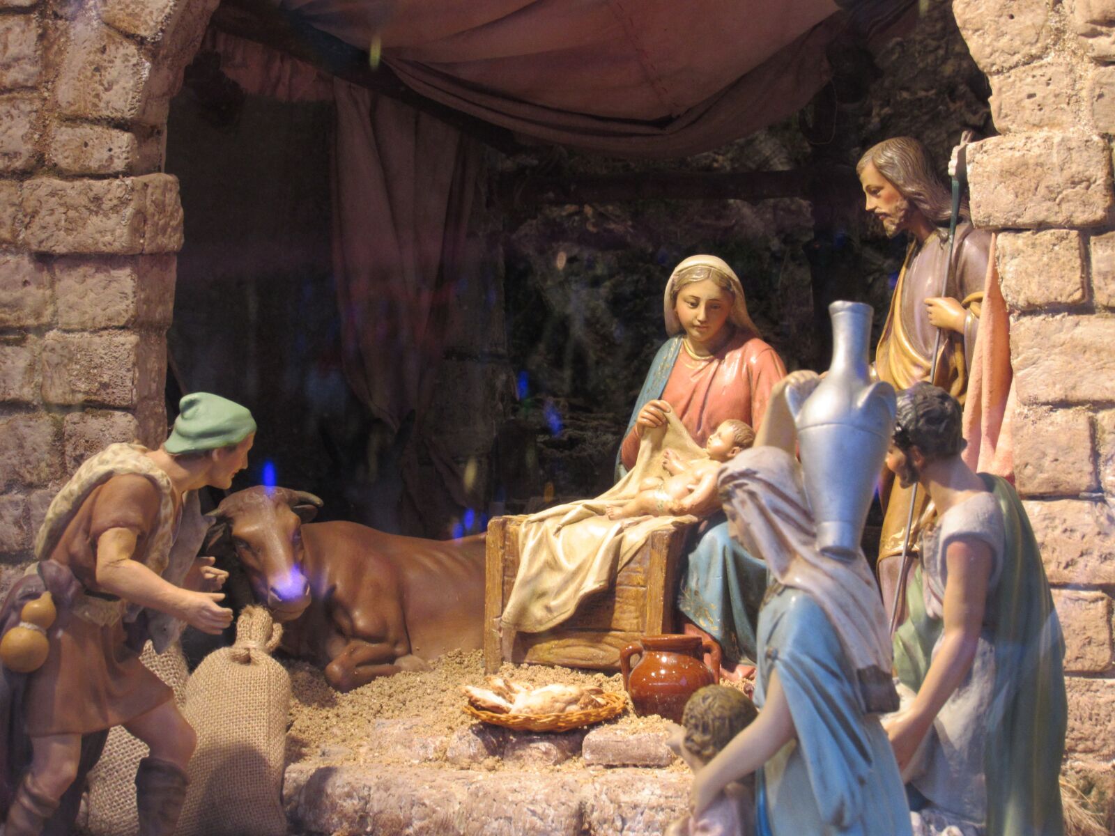 Canon PowerShot SX530 HS sample photo. Crib, manager, christmas photography