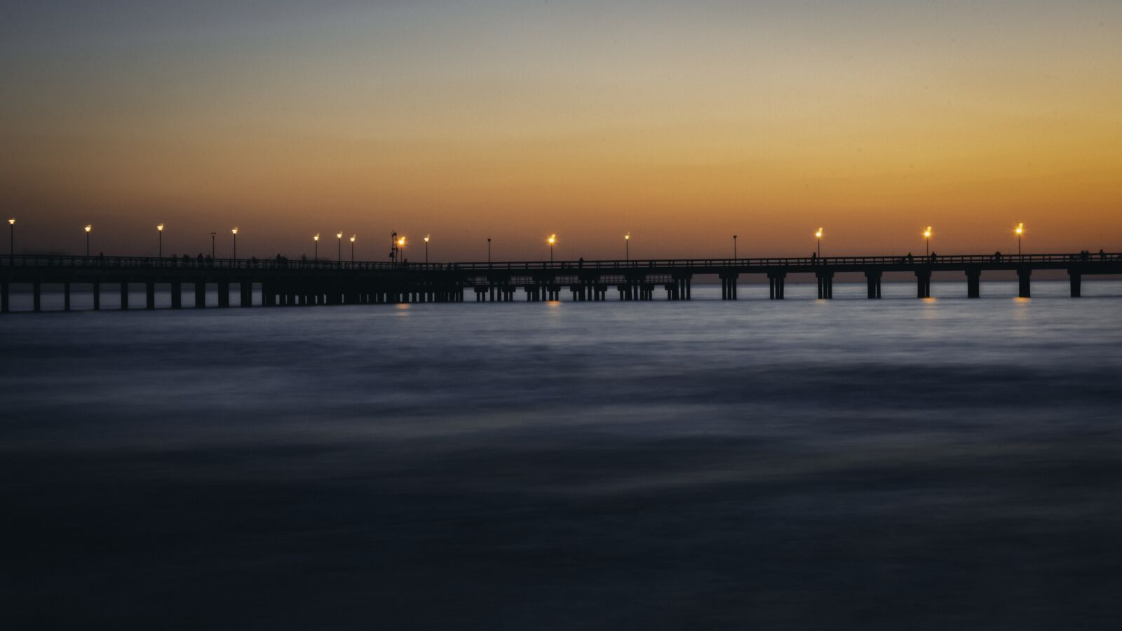 Nikon D7200 sample photo. Sunset, bridge, sea photography