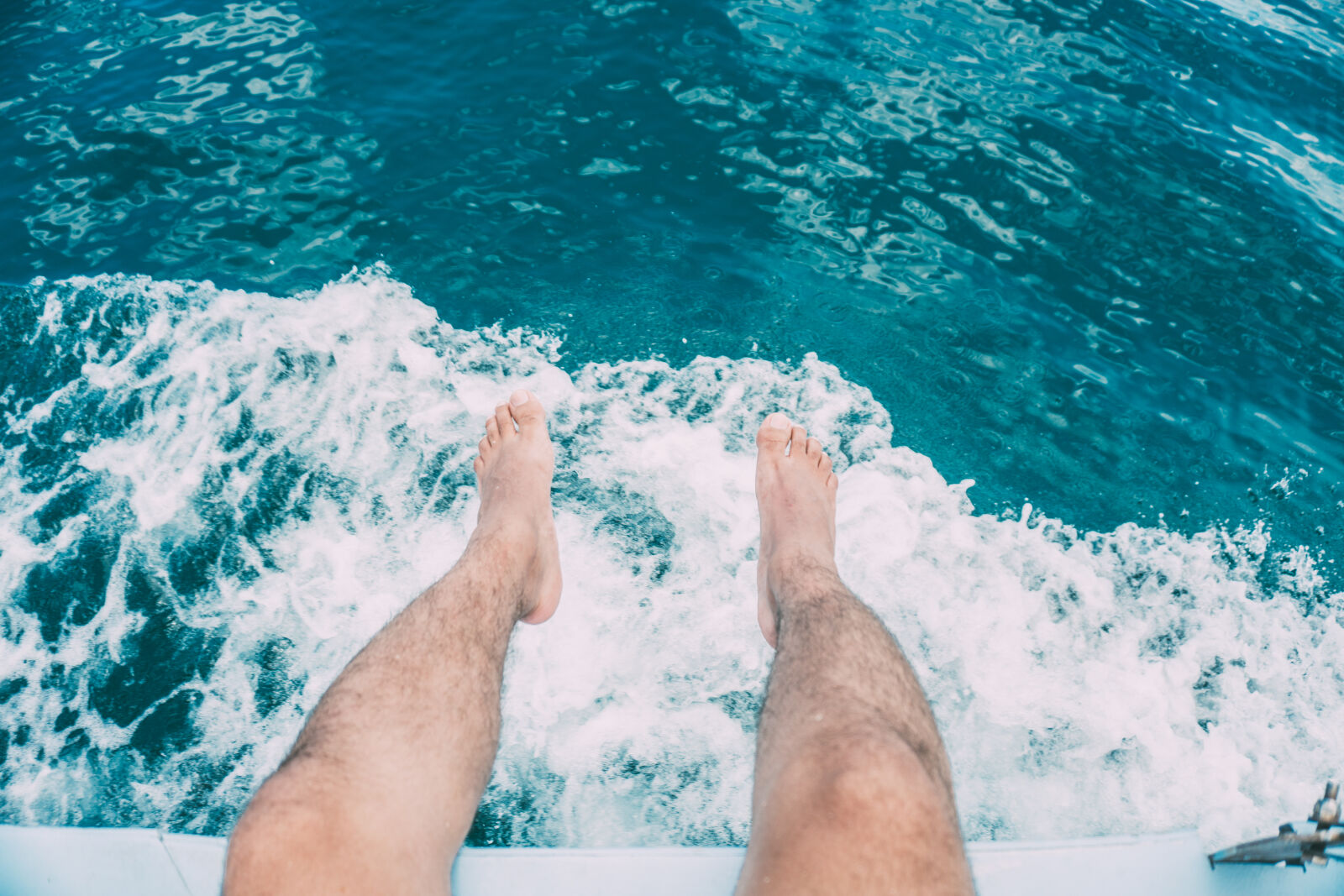 Sony a6300 sample photo. Legs, outdoors, person, pool photography