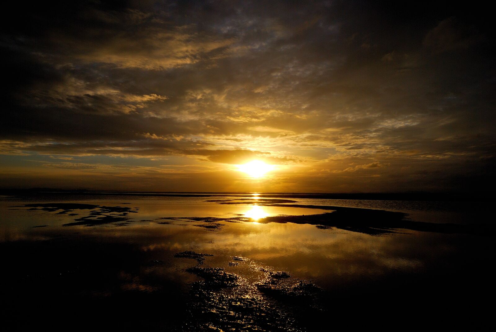 Nikon D60 sample photo. Sunset, dark, sea photography