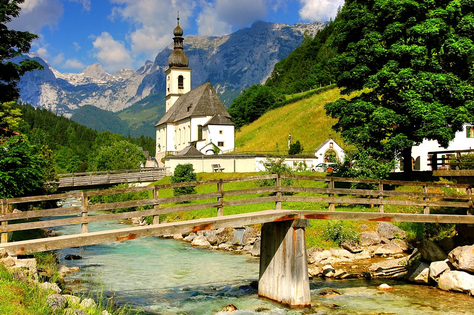 Nikon D40 sample photo. Church, ramsau, christen photography