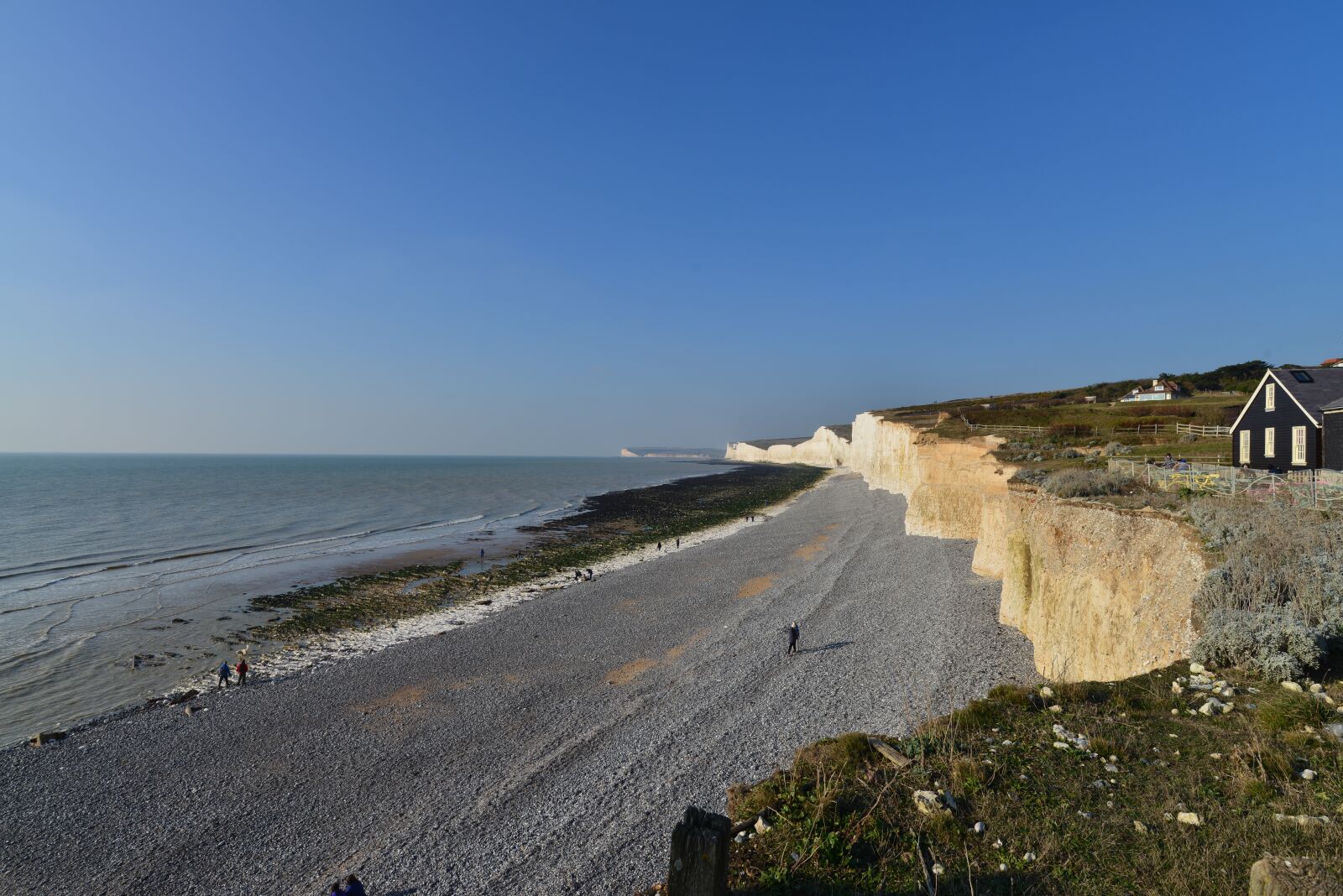 Nikon D800 sample photo. Seven series, cliff, beach photography
