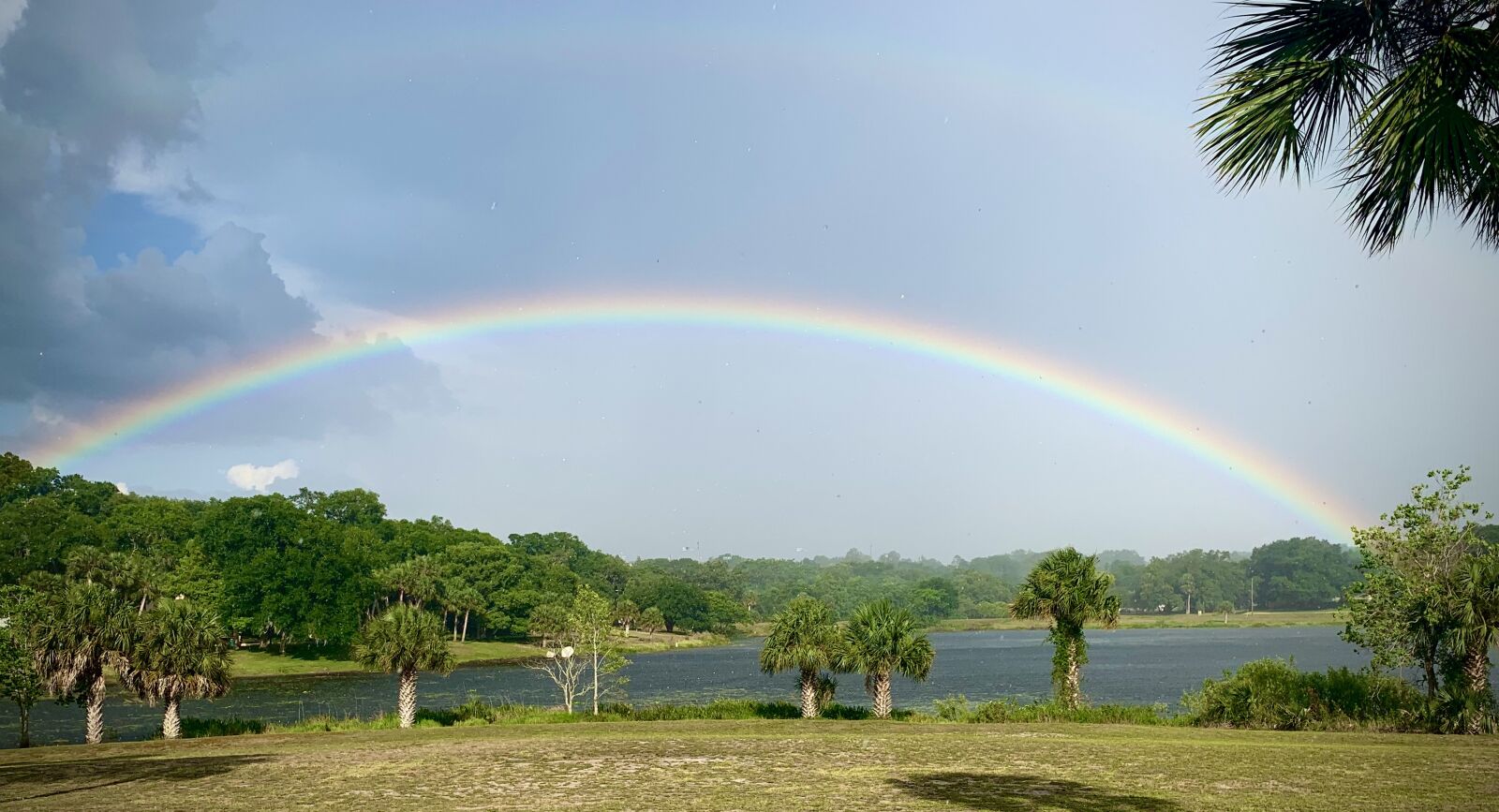Apple iPhone XR sample photo. Rainbow, hope, sky photography