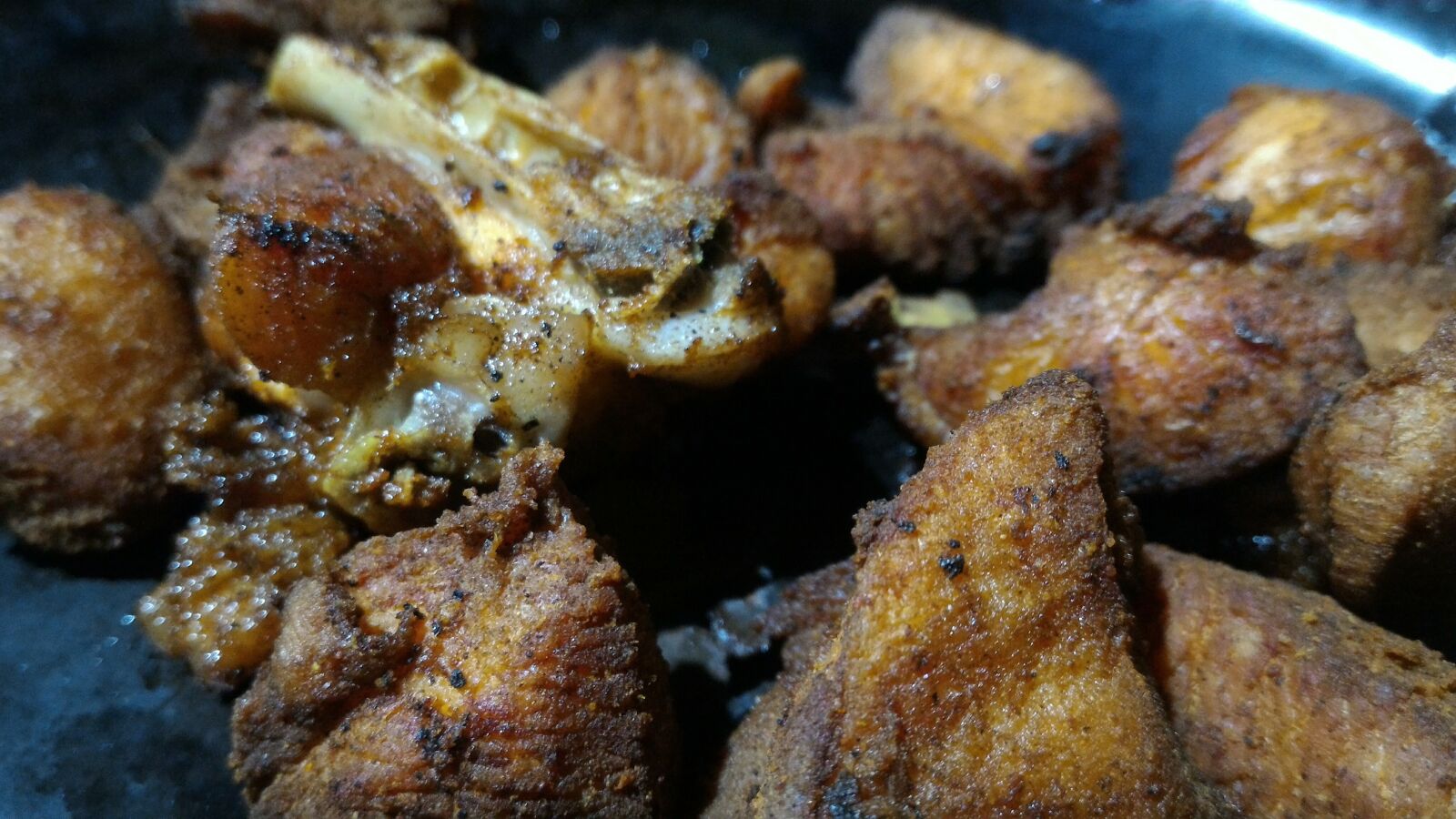 ASUS Z00AD sample photo. Chicken fry, home made photography