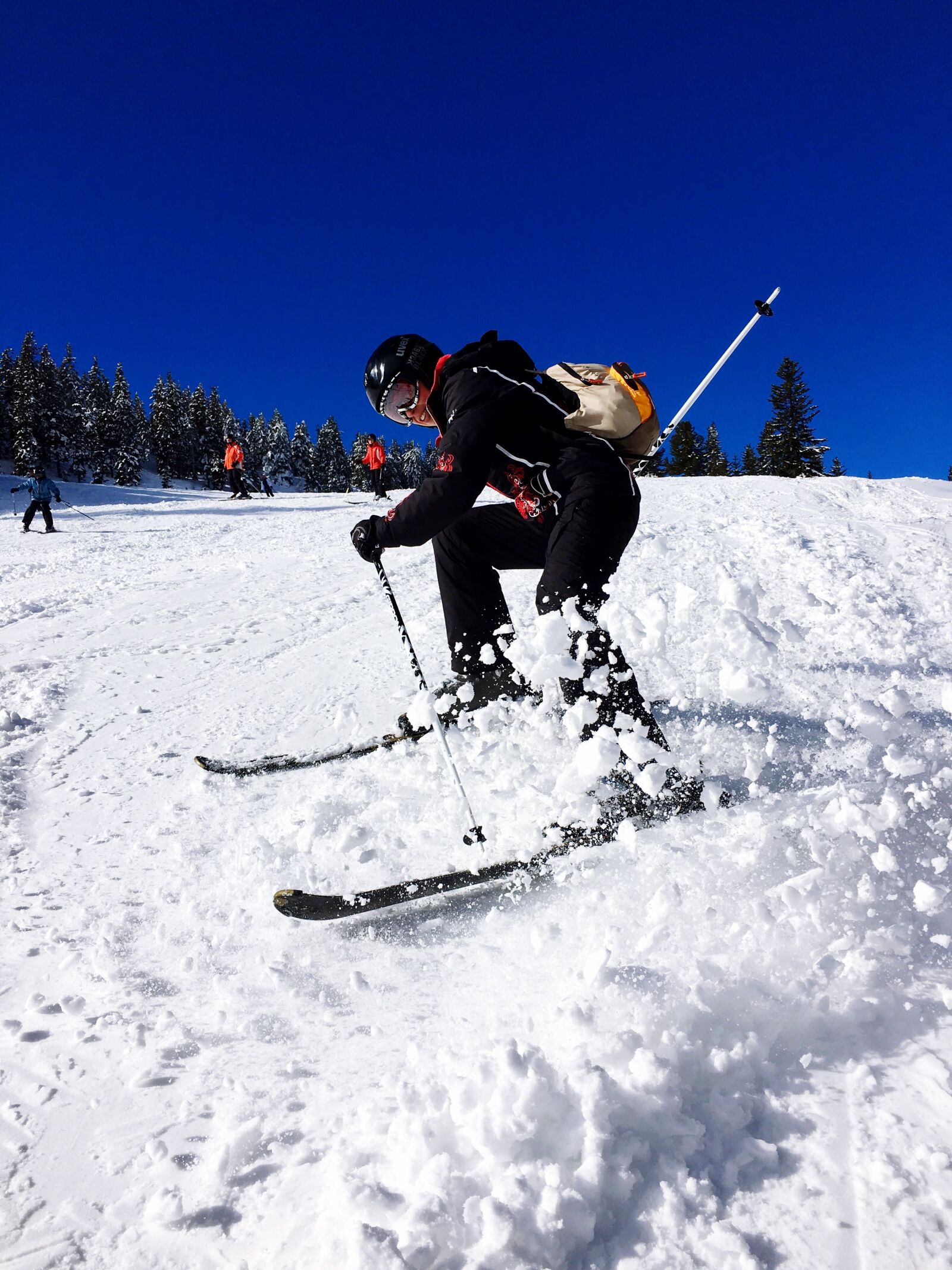 Apple iPhone 6s sample photo. Skiing, winter, snow photography