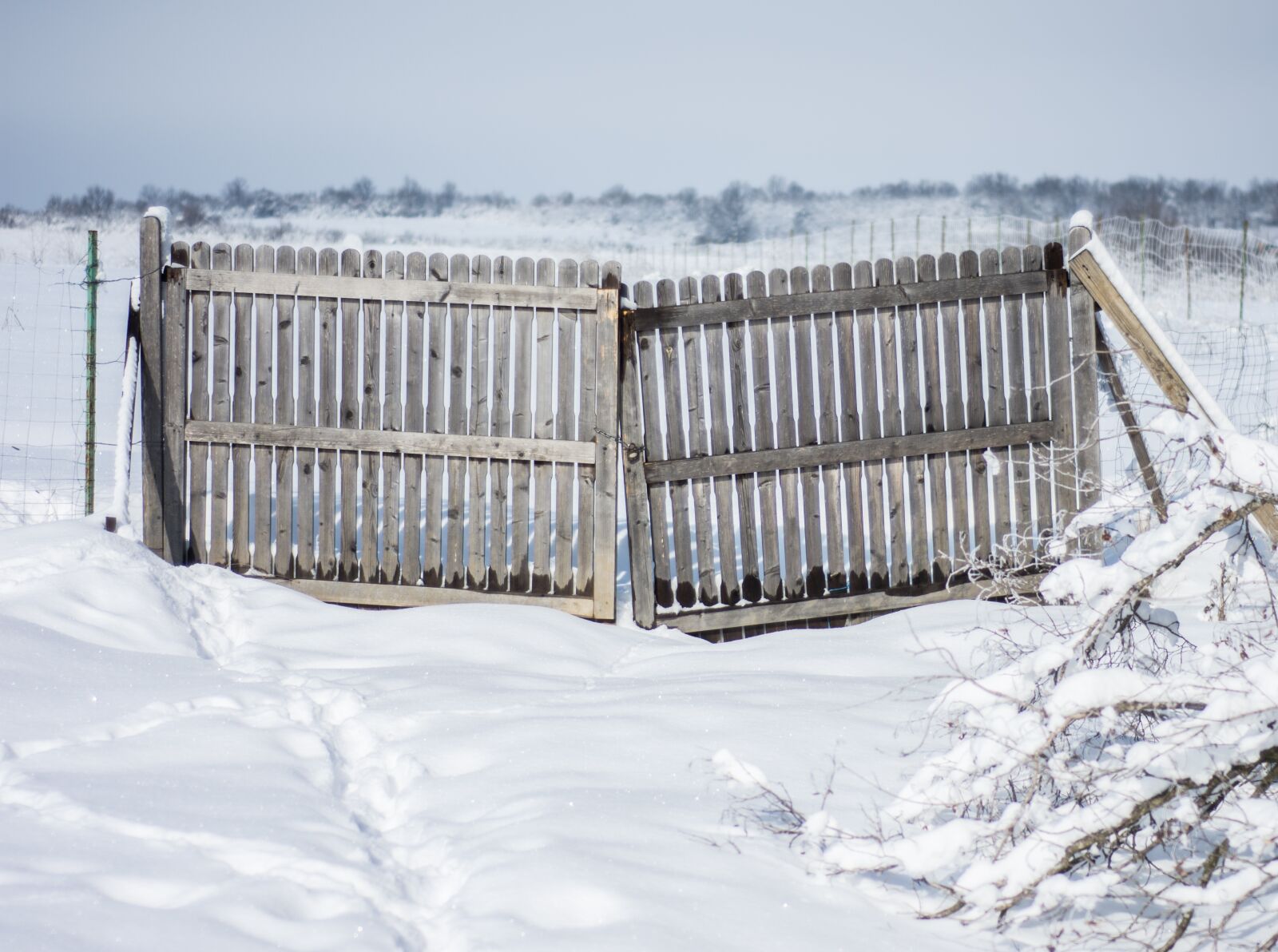 Nikon D7200 sample photo. Winter, door, snow photography