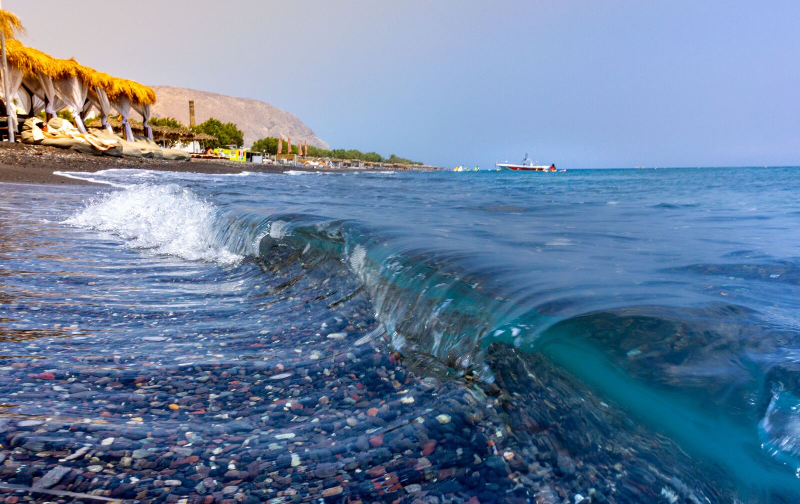Nikon 1 AW1 sample photo. Greece, beach, sea photography