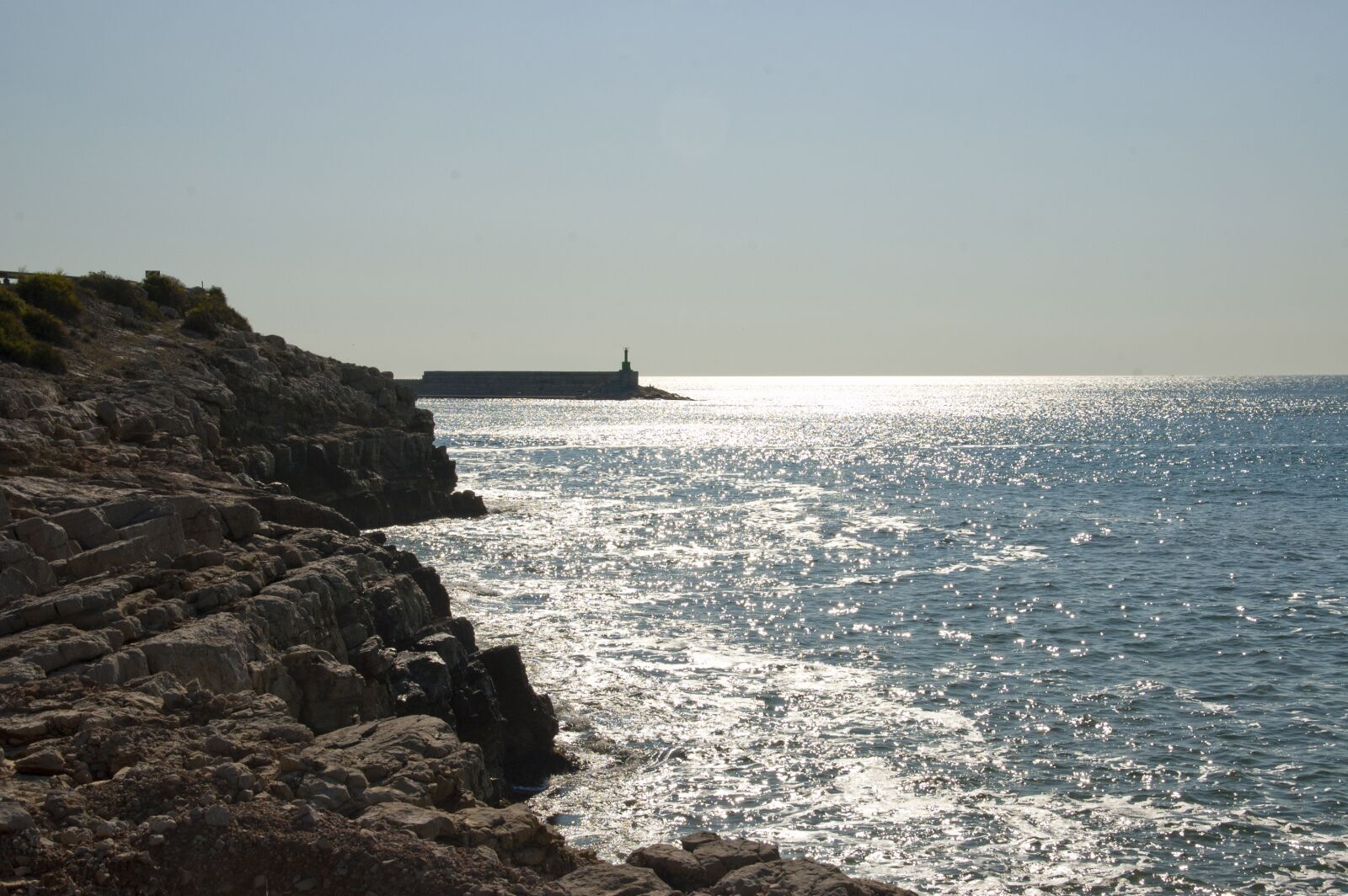 Nikon D50 sample photo. Seascape, horizon, coast photography