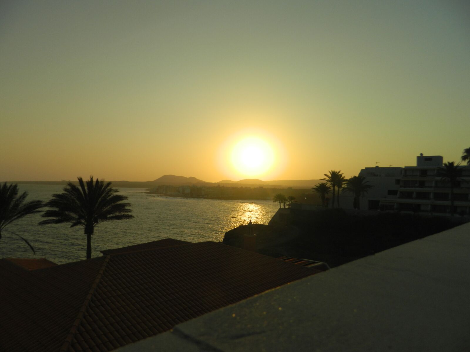 Nikon Coolpix L120 sample photo. Sunset, sea, tenerife photography
