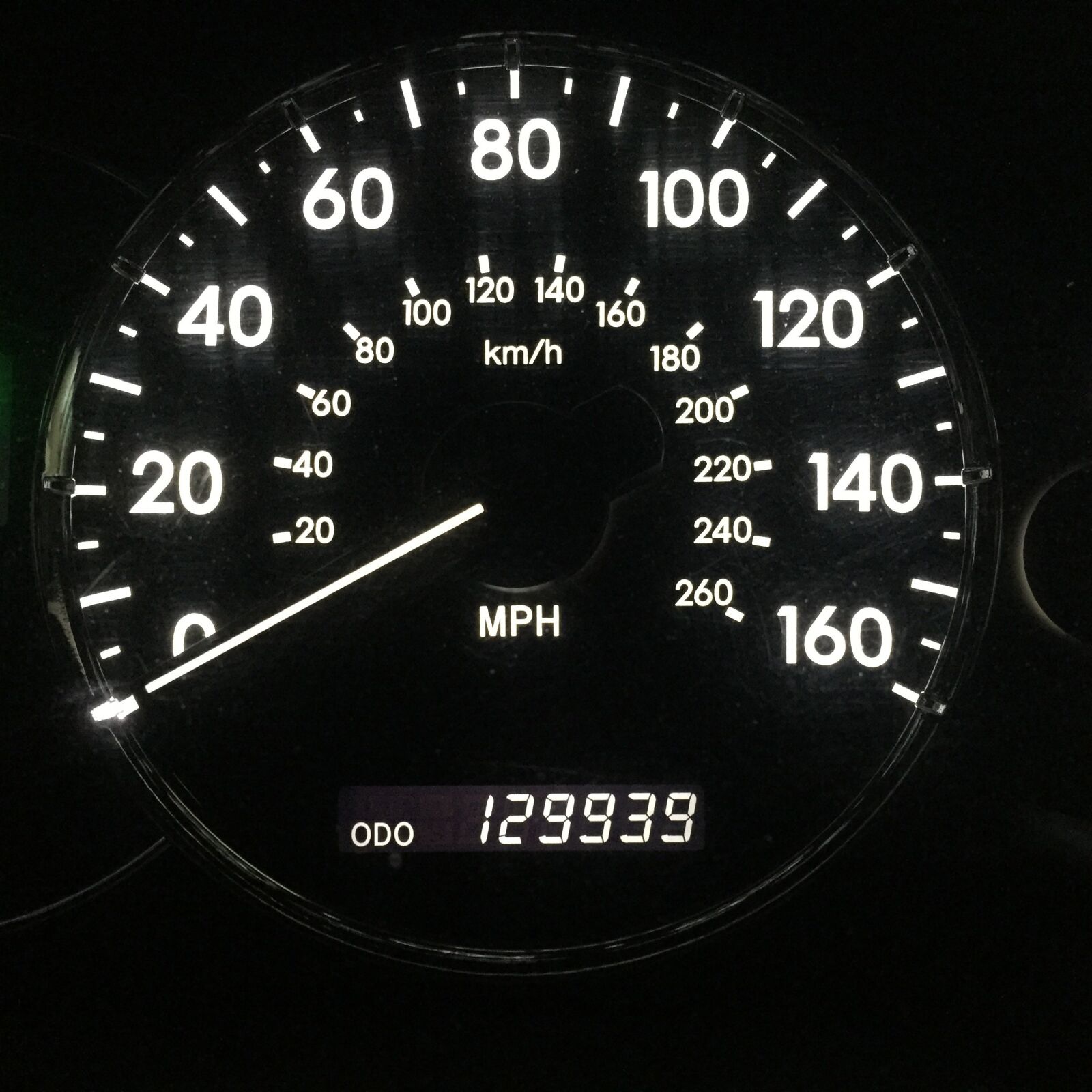 Apple iPhone 6 sample photo. Speedometer, speed, mileage photography
