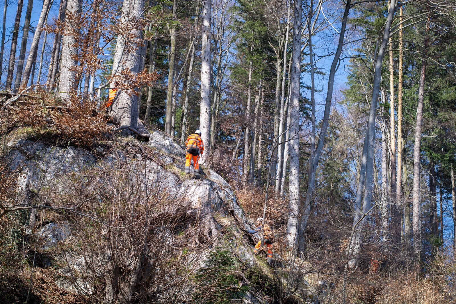 Nikon D7100 sample photo. Rock removal work, rock photography