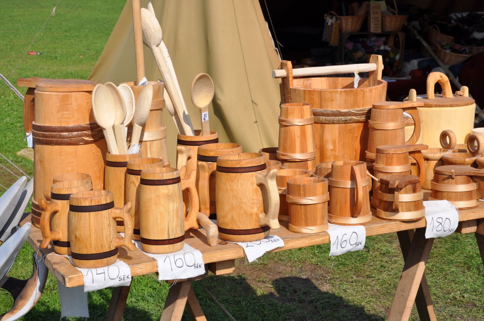Nikon D90 sample photo. Market, wood, middle ages photography