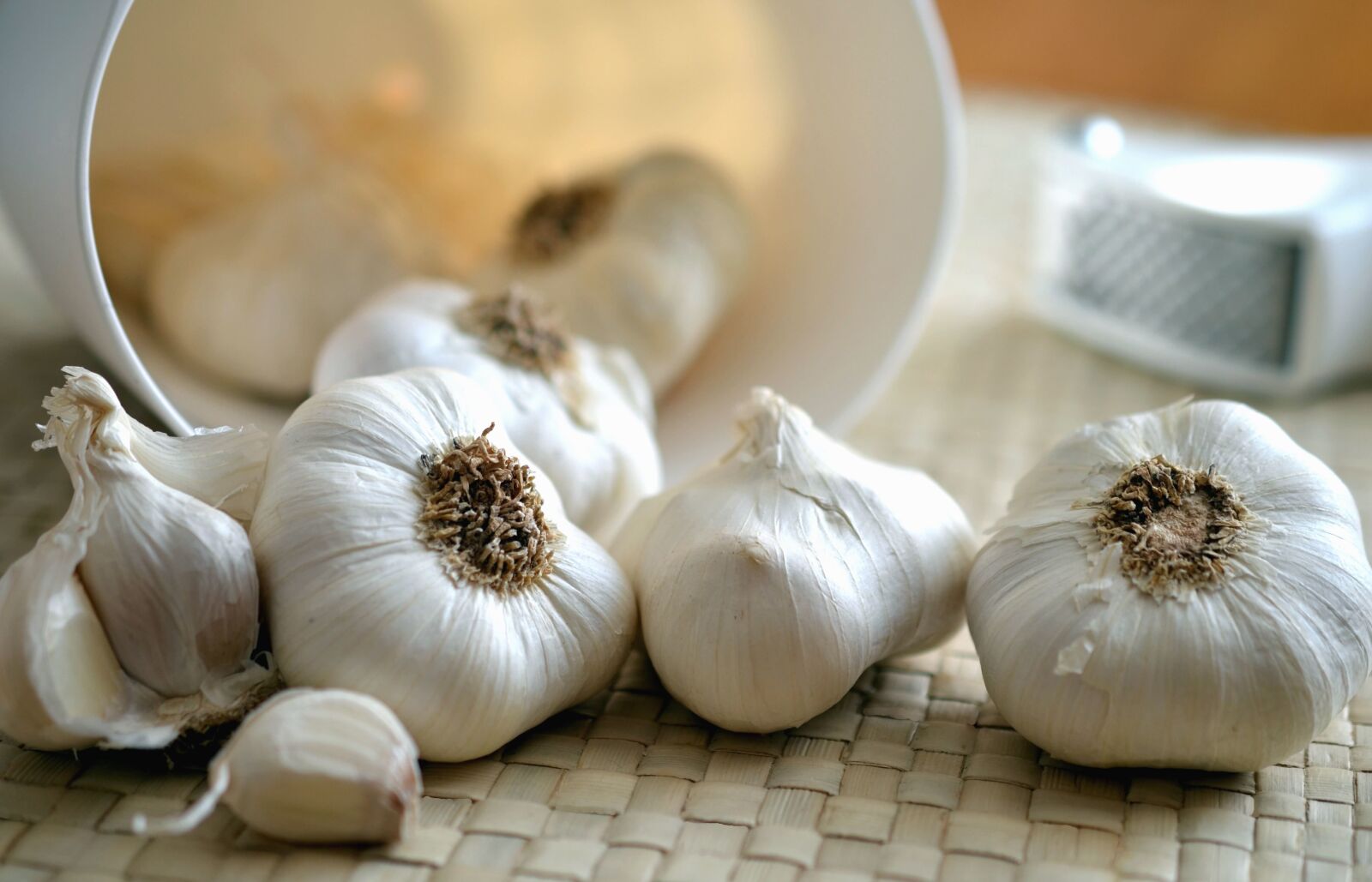 Nikon D5100 sample photo. Garlic, plant, food, table photography