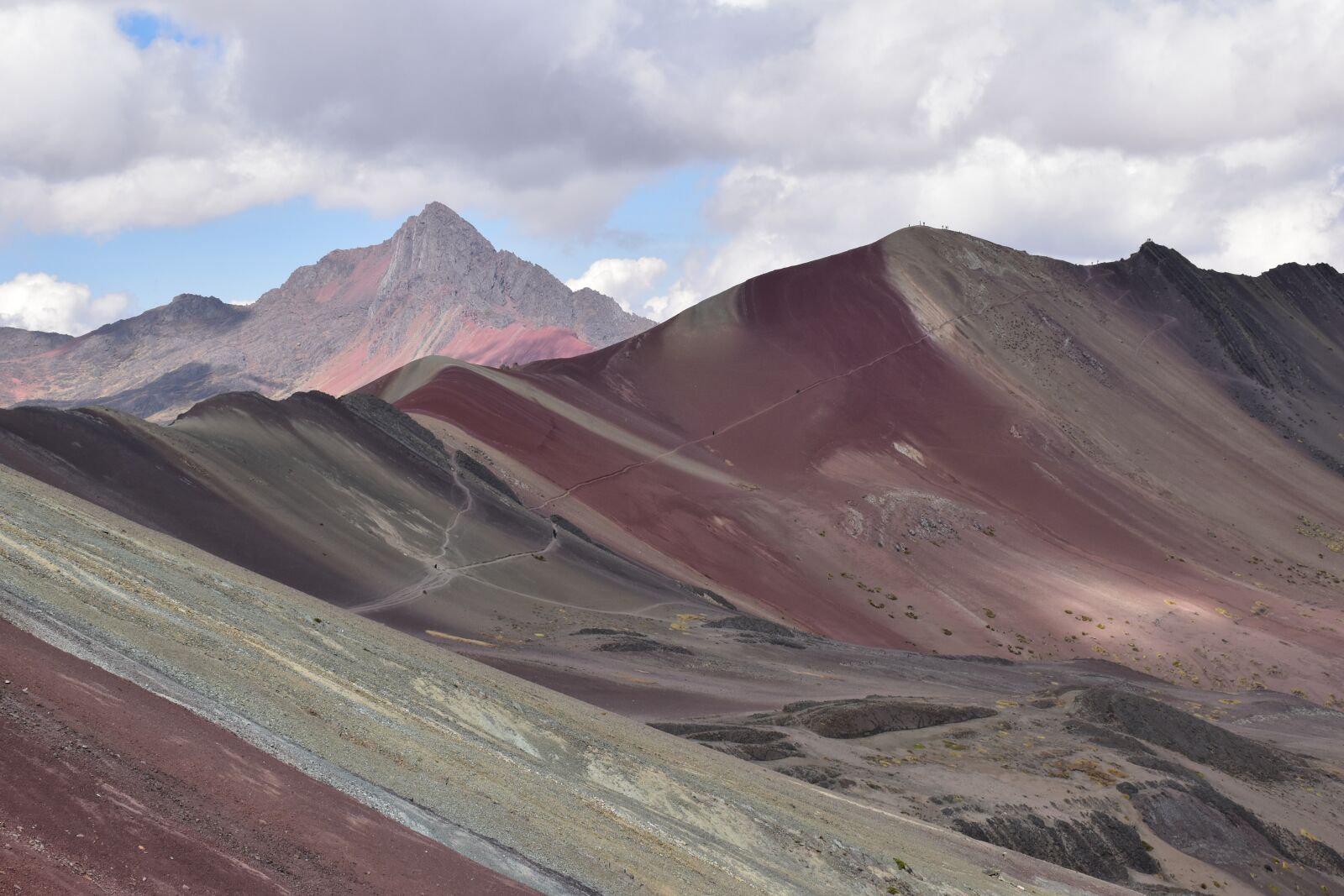 Nikon D5500 sample photo. Peru, rainbow mountain, landscape photography