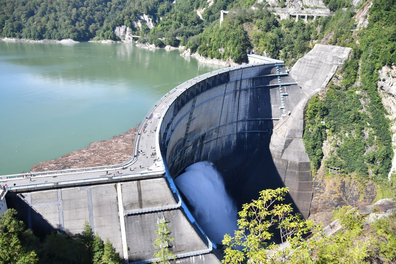Nikon D500 sample photo. Kurobe dam, 黒部湖, dam water photography