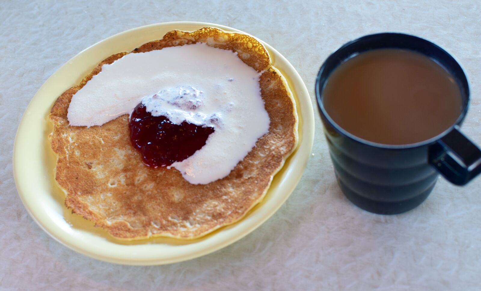 Nikon D5300 sample photo. Potato pancakes, coffee break photography